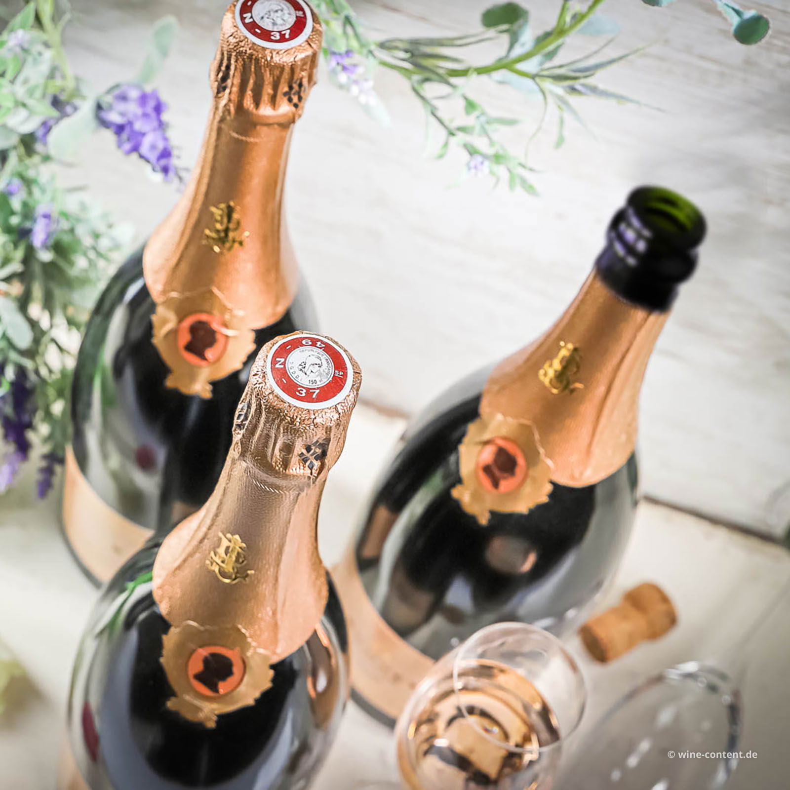 3er-Paket Crémant Saumur Rosé Trésor Brut Magnum