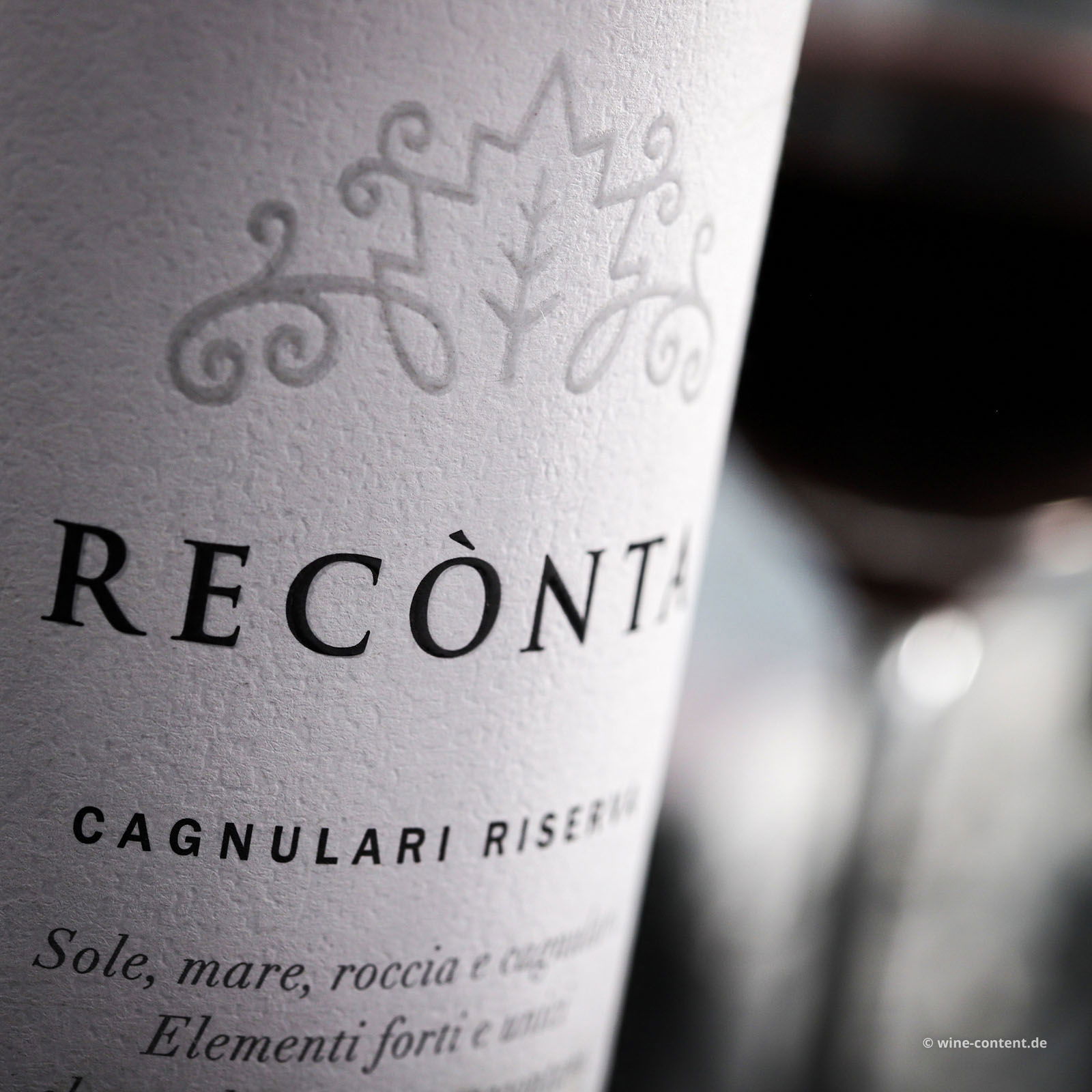 Cagnulari Riserva 2020 Reconta