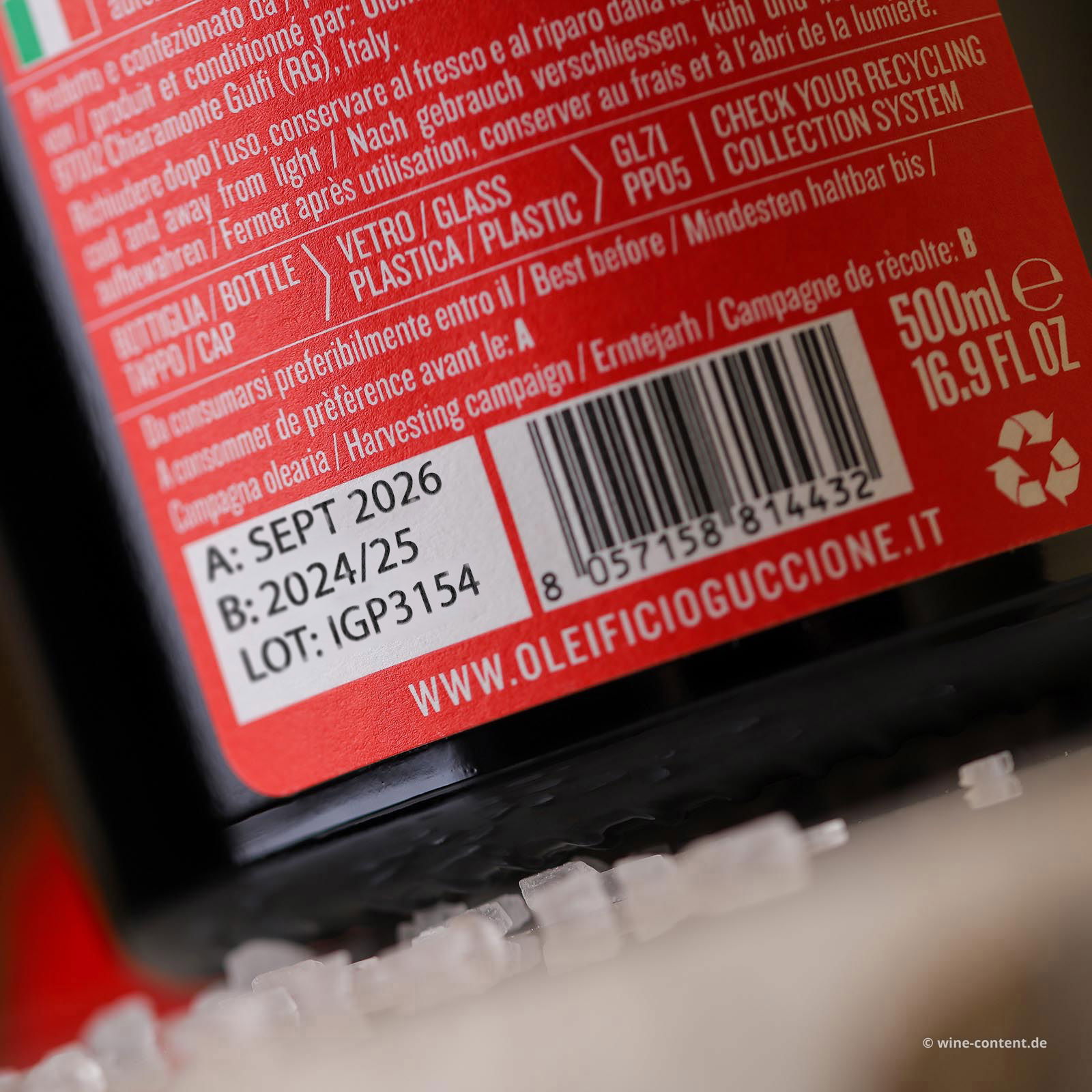 0,5 L Olivenöl Extra Vergine Sicilia 2024