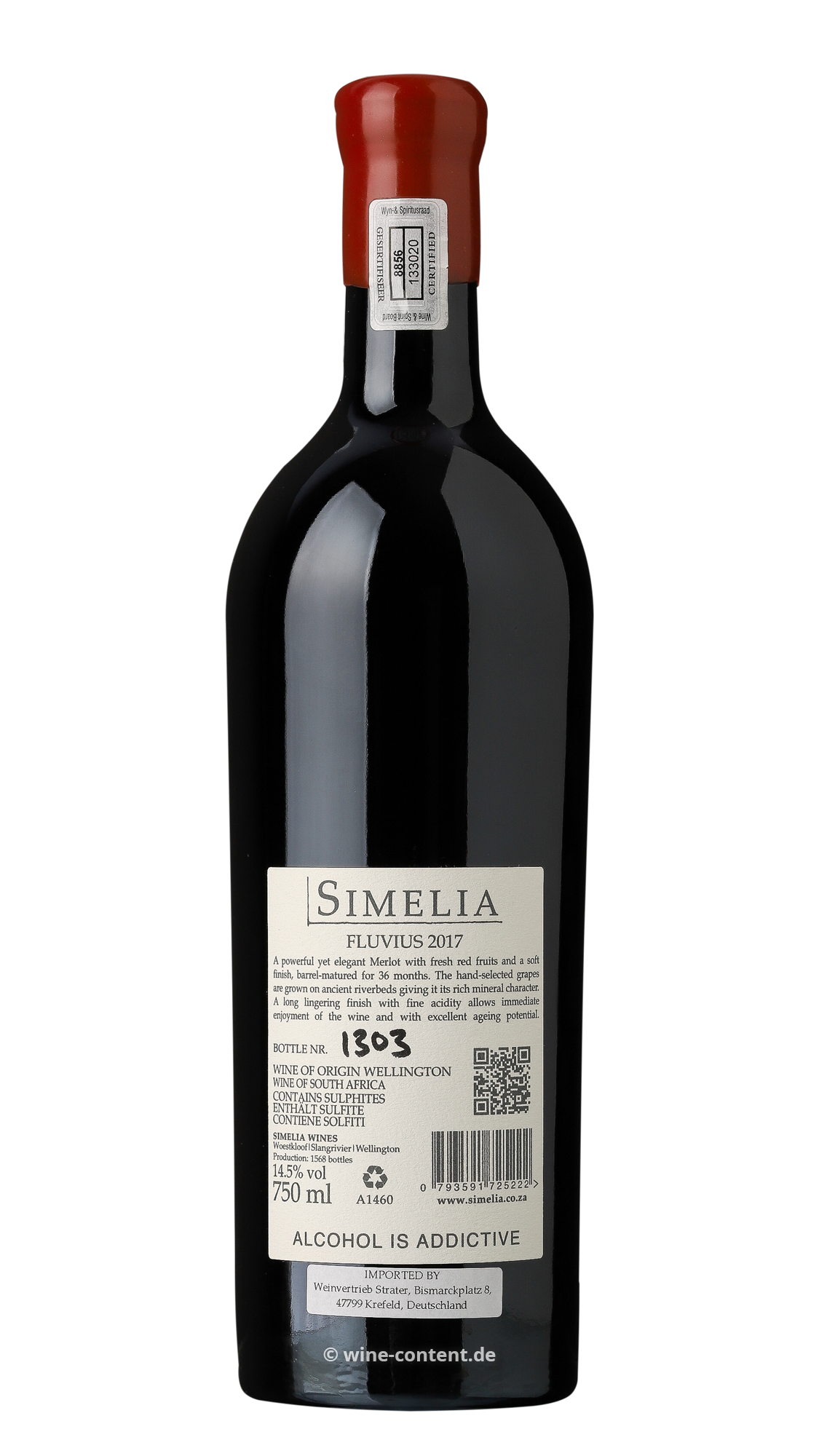 Merlot Reserve 2017 Fluvius