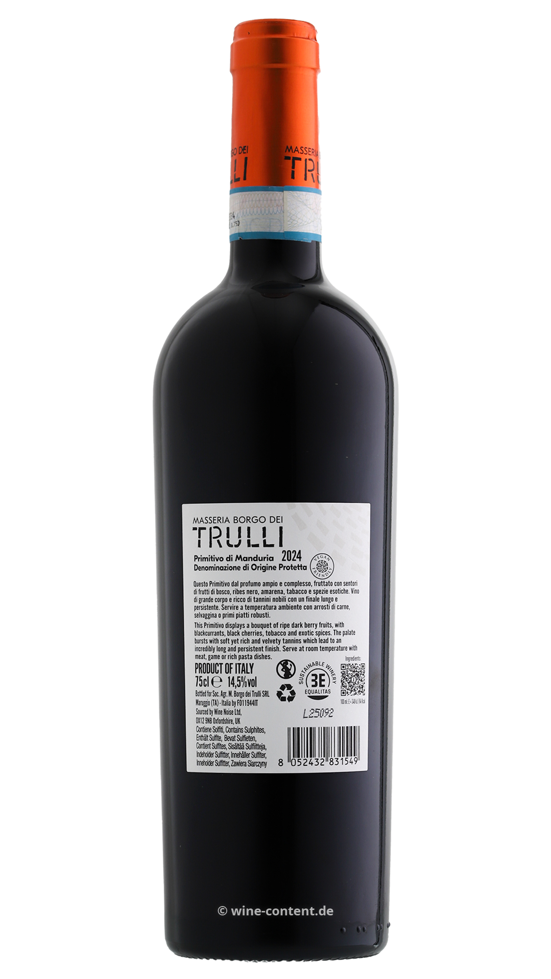 Primitivo di Manduria 2024 Roselle