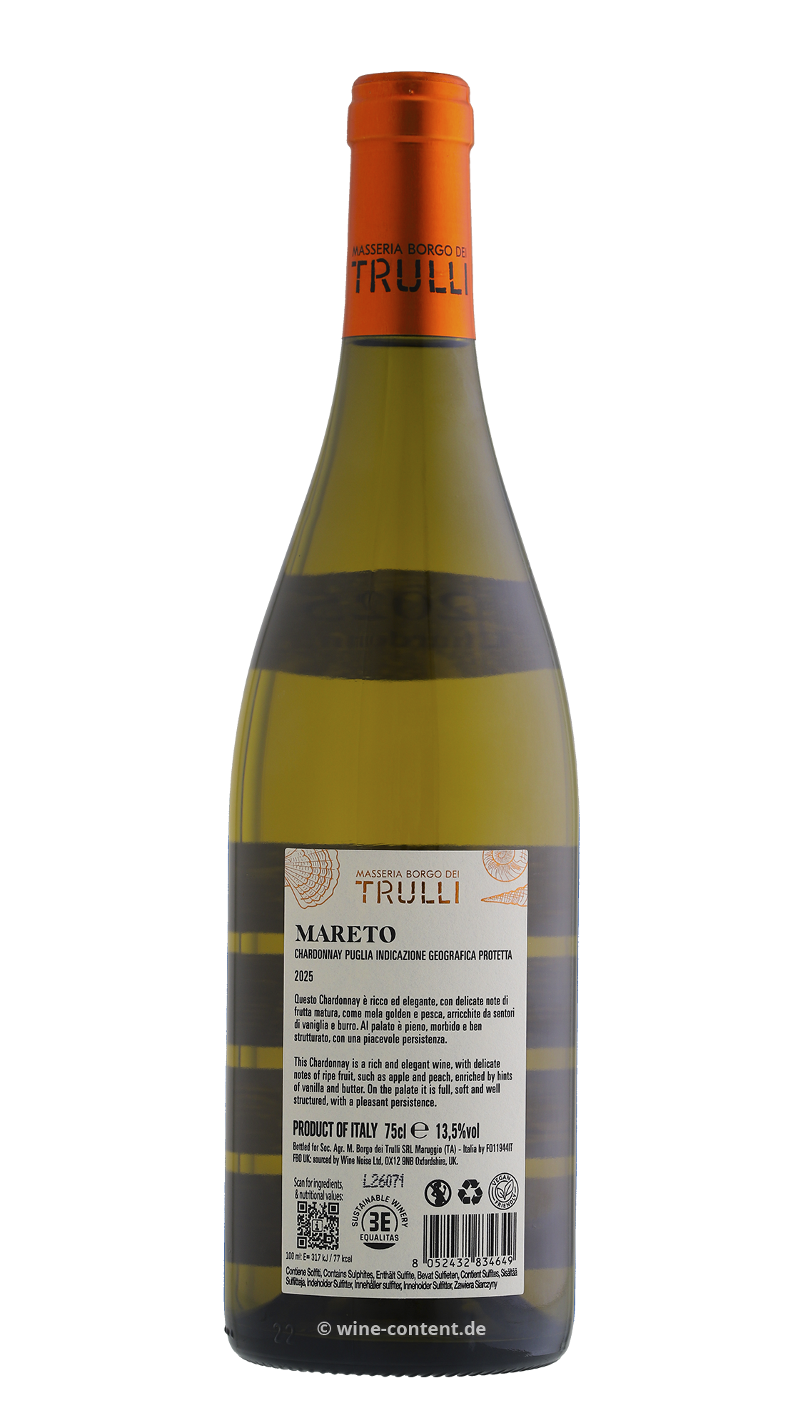 Chardonnay Puglia 2025 Mareto