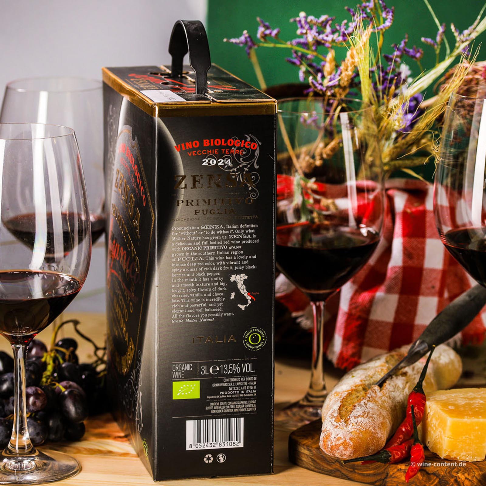 3 L Primitivo 2024 Bio Bag in Box