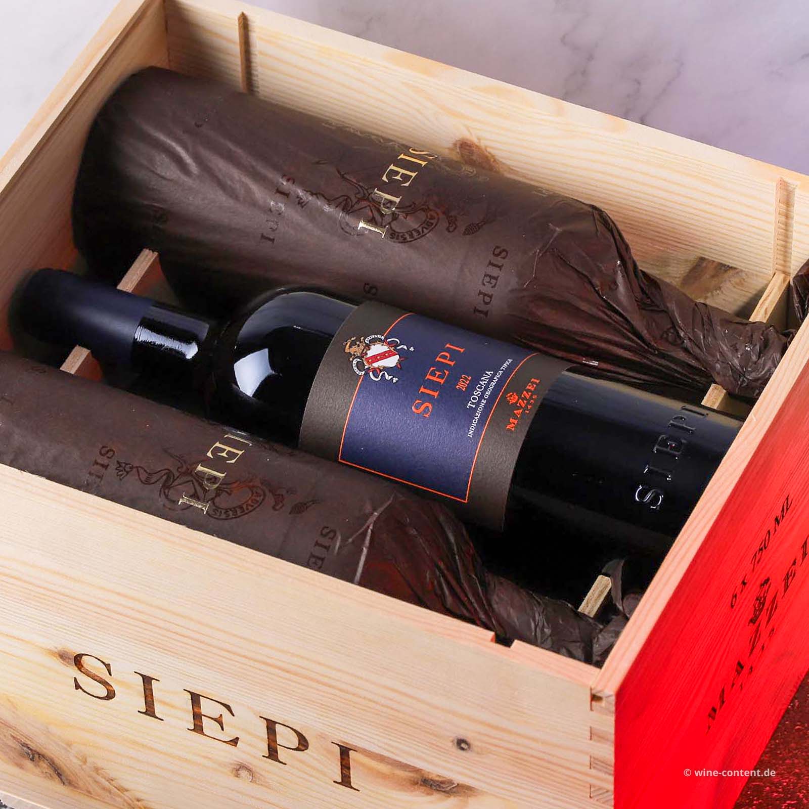 6er-Holzkiste Siepi 2022