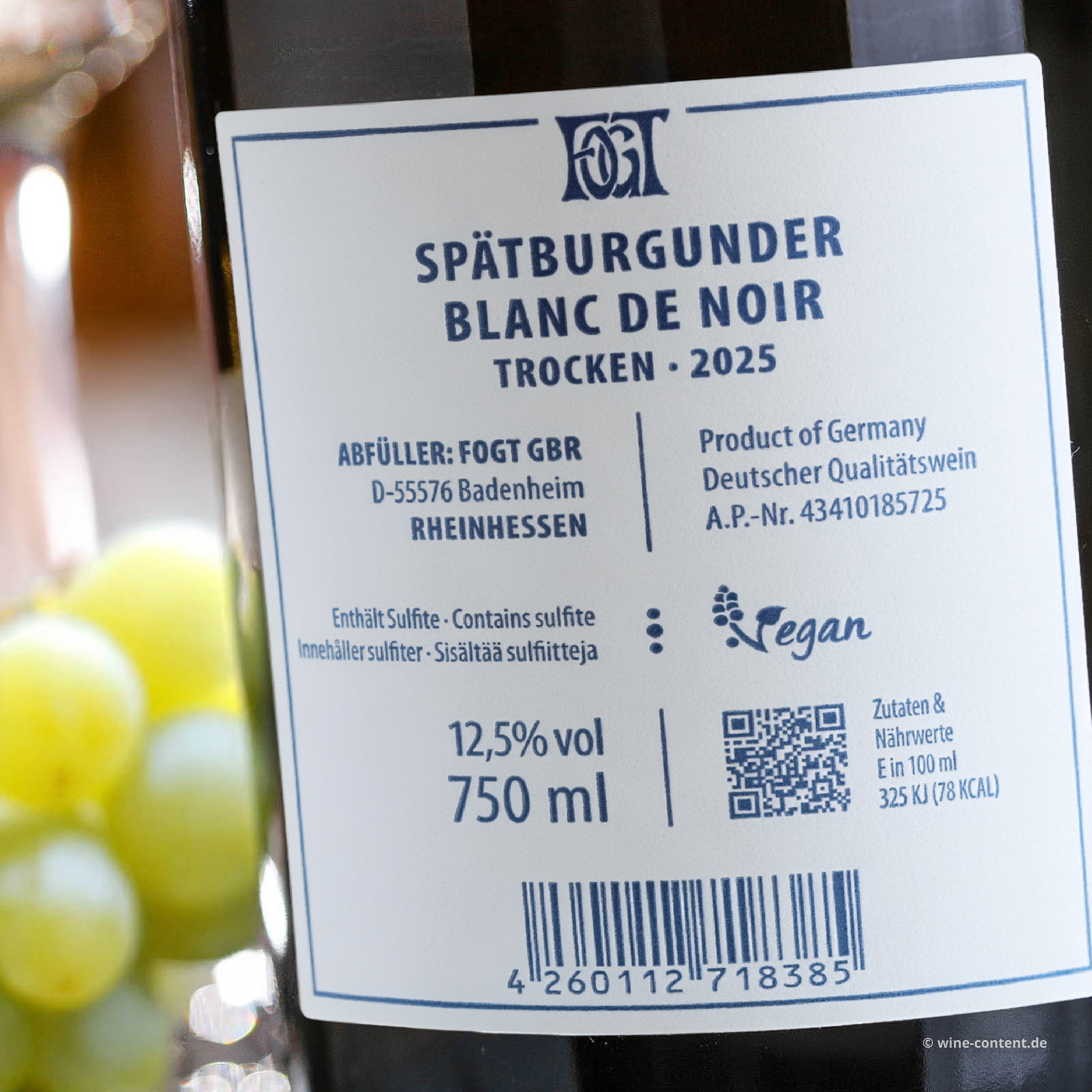 Spätburgunder Blanc de Noir 2025
