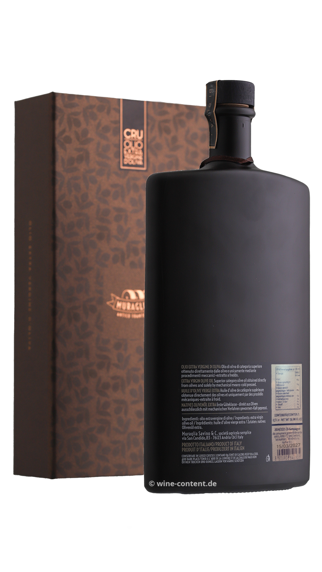 0,5 L Olivenöl Extra Vergine 2024 Grand Cru Tenuta Macchia di Rose