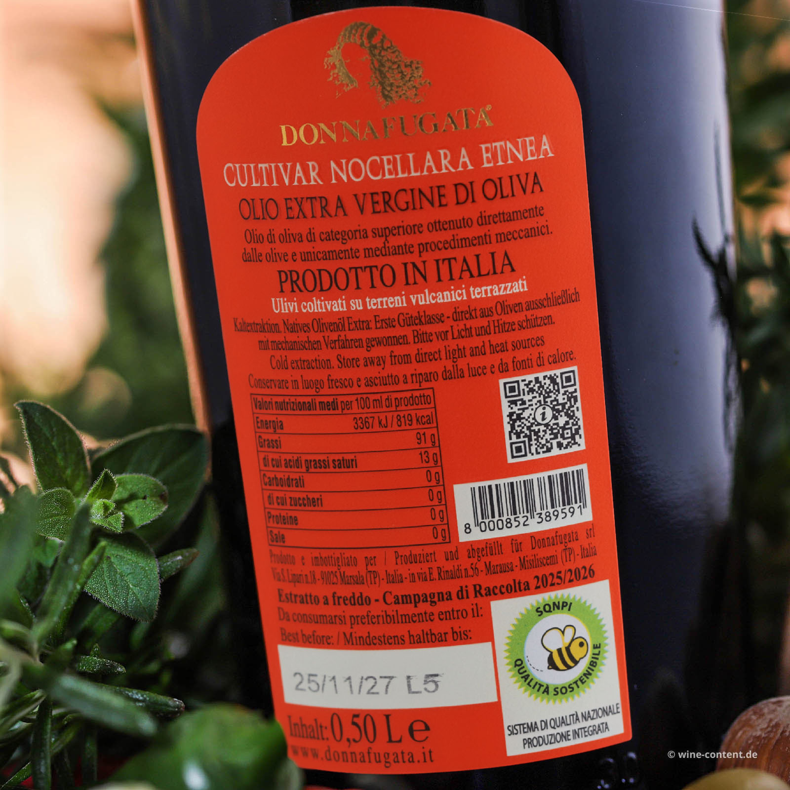 4er-Paket 0,5 L Olivenöl Extra Vergine 2025