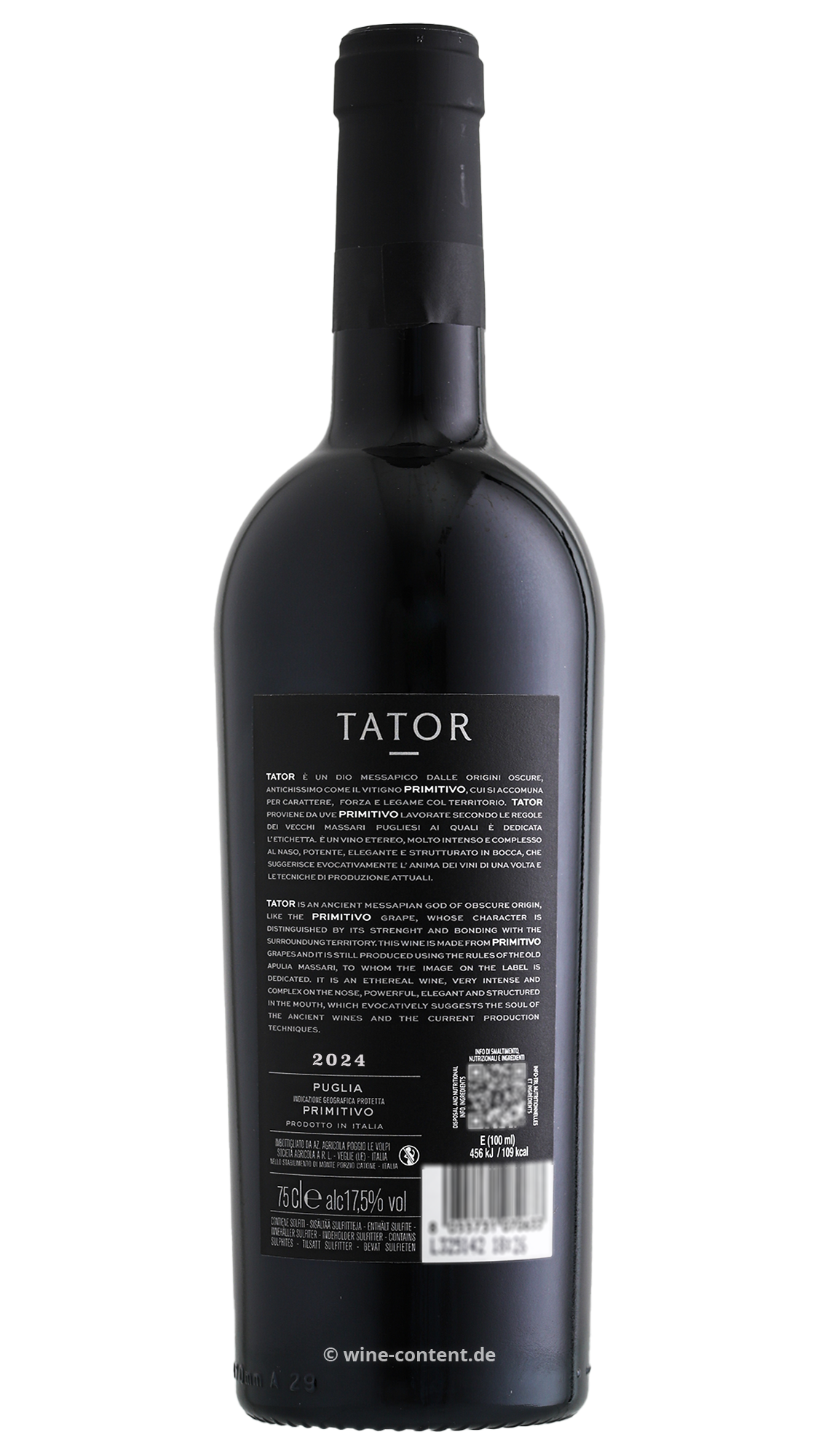 Primitivo 2024 Tator Collezione Privata