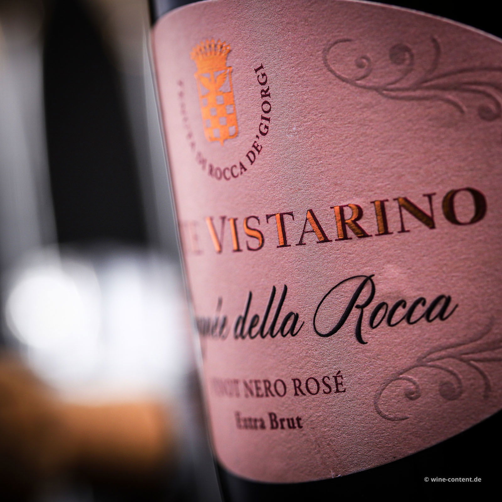 Spumante Rosé Pinot Nero Saignée della Rocca Extra Brut