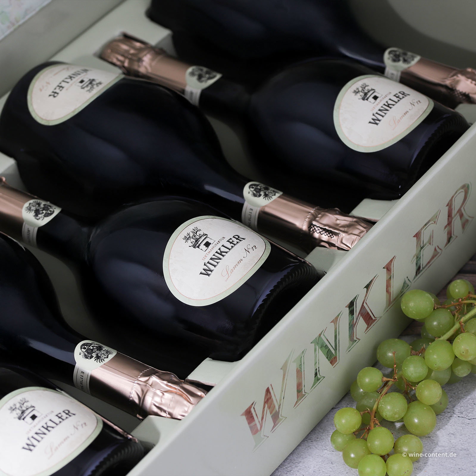 6x Spumante Lamm N°12 Extra Brut in Geschenkverpackung