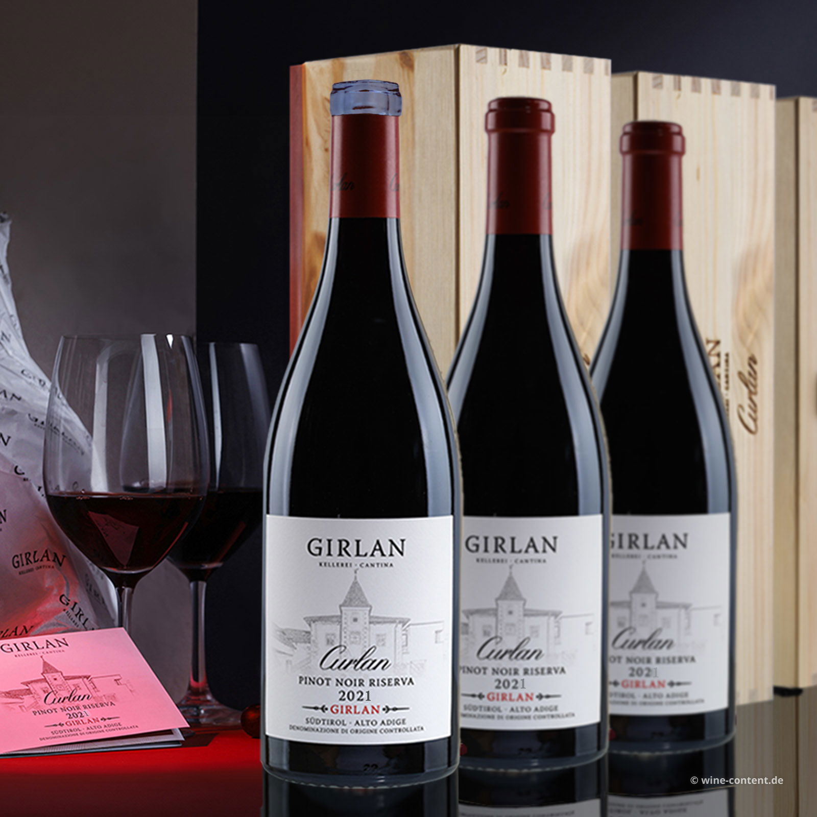 3er-Paket Pinot Noir Riserva 2021 Curlan