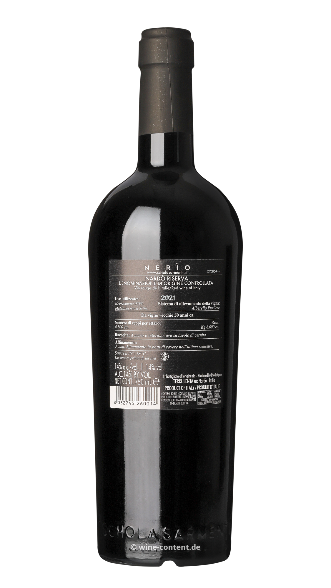 Nardò Riserva 2021 Nerìo