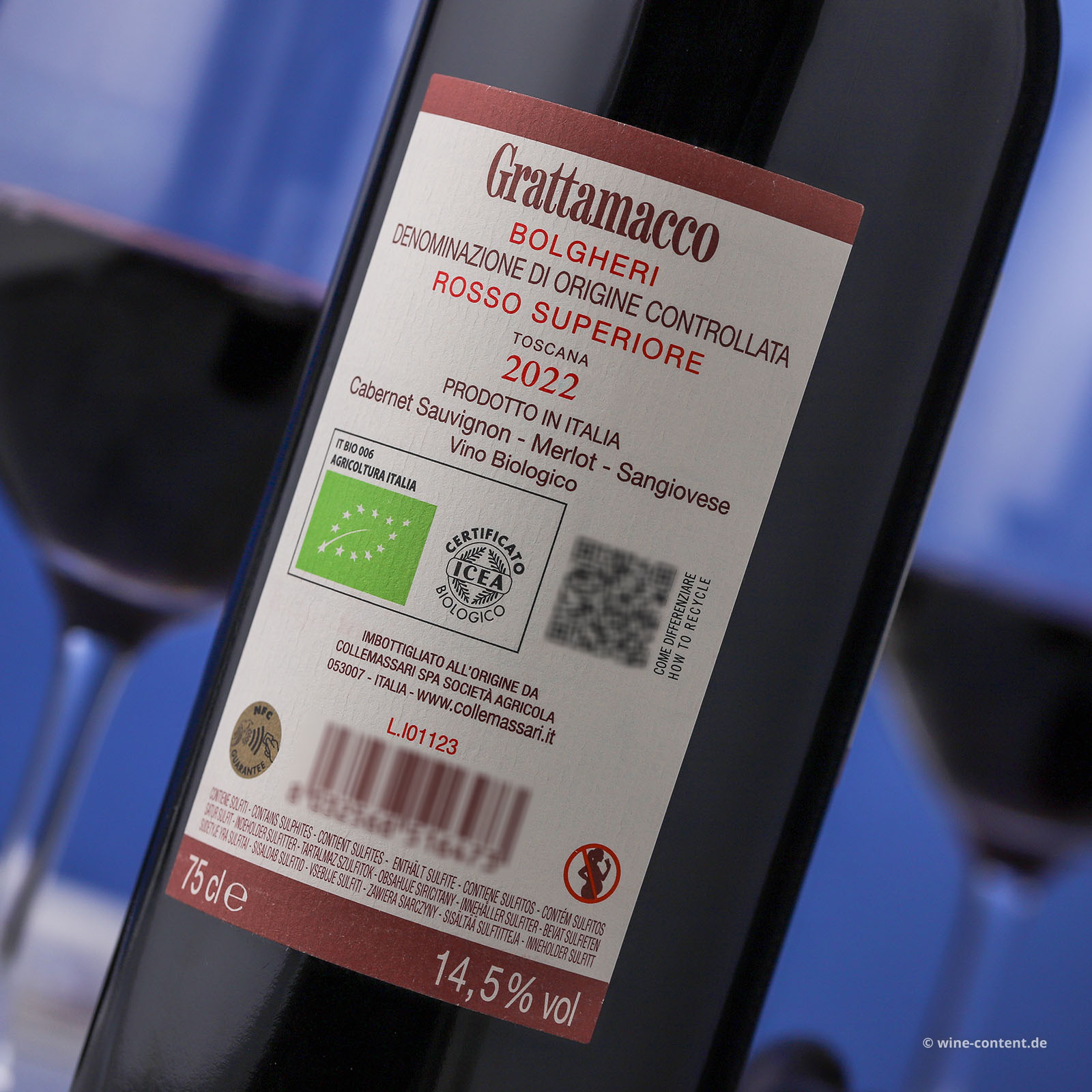 Bolgheri Rosso Superiore 2022 Bio