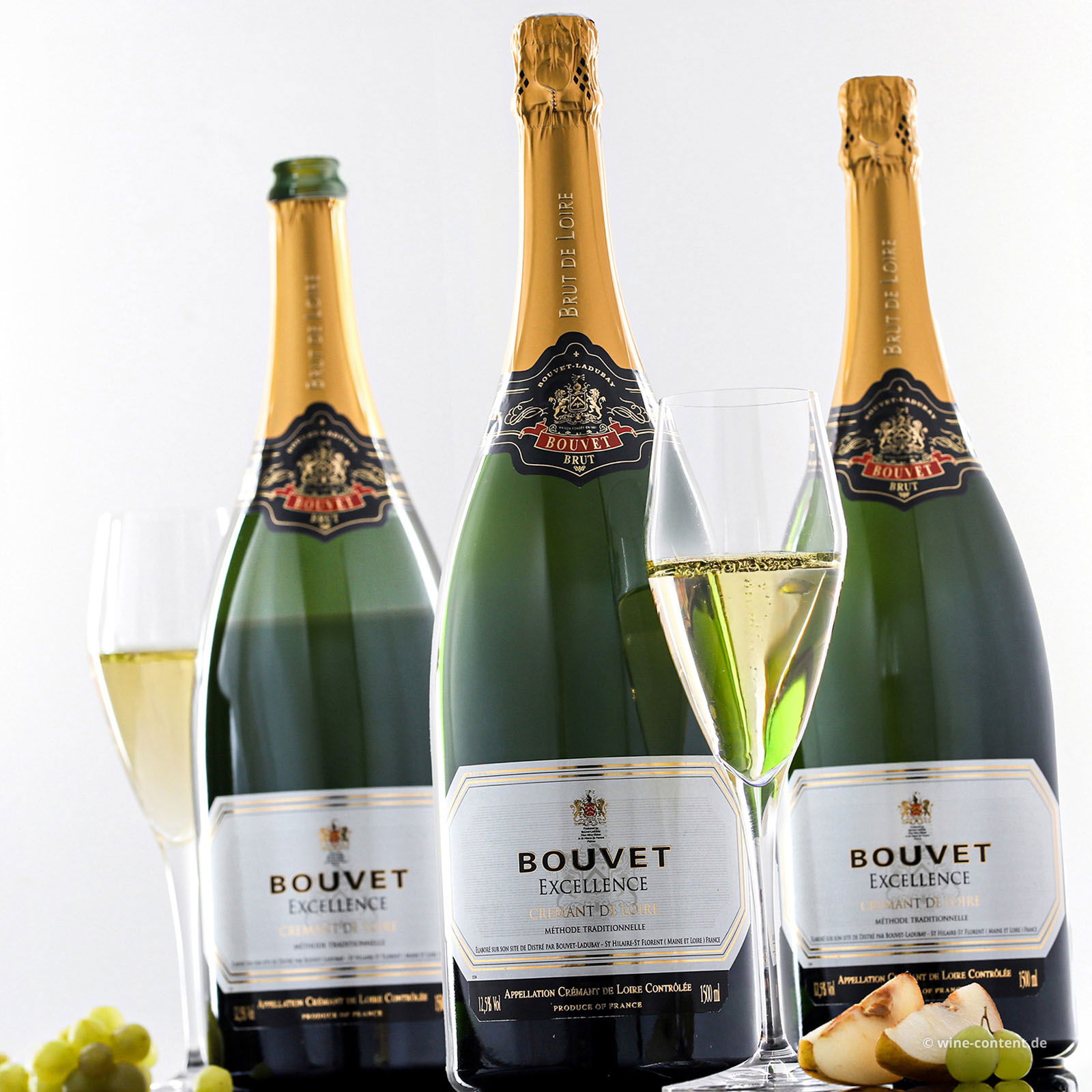 3er-Paket Crémant de Loire Excellence Brut Magnum