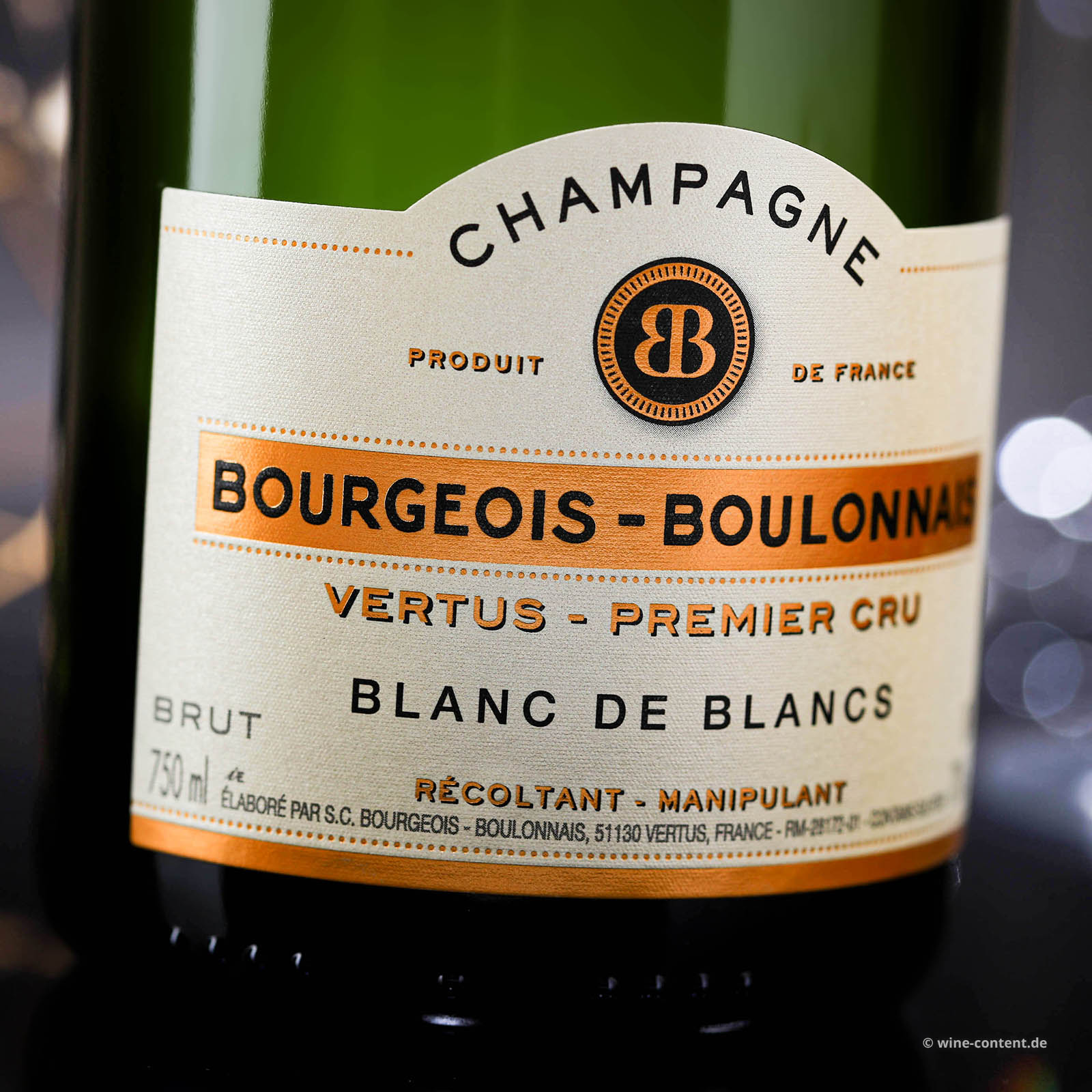 Champagner Blanc de Blancs 1er Cru Brut