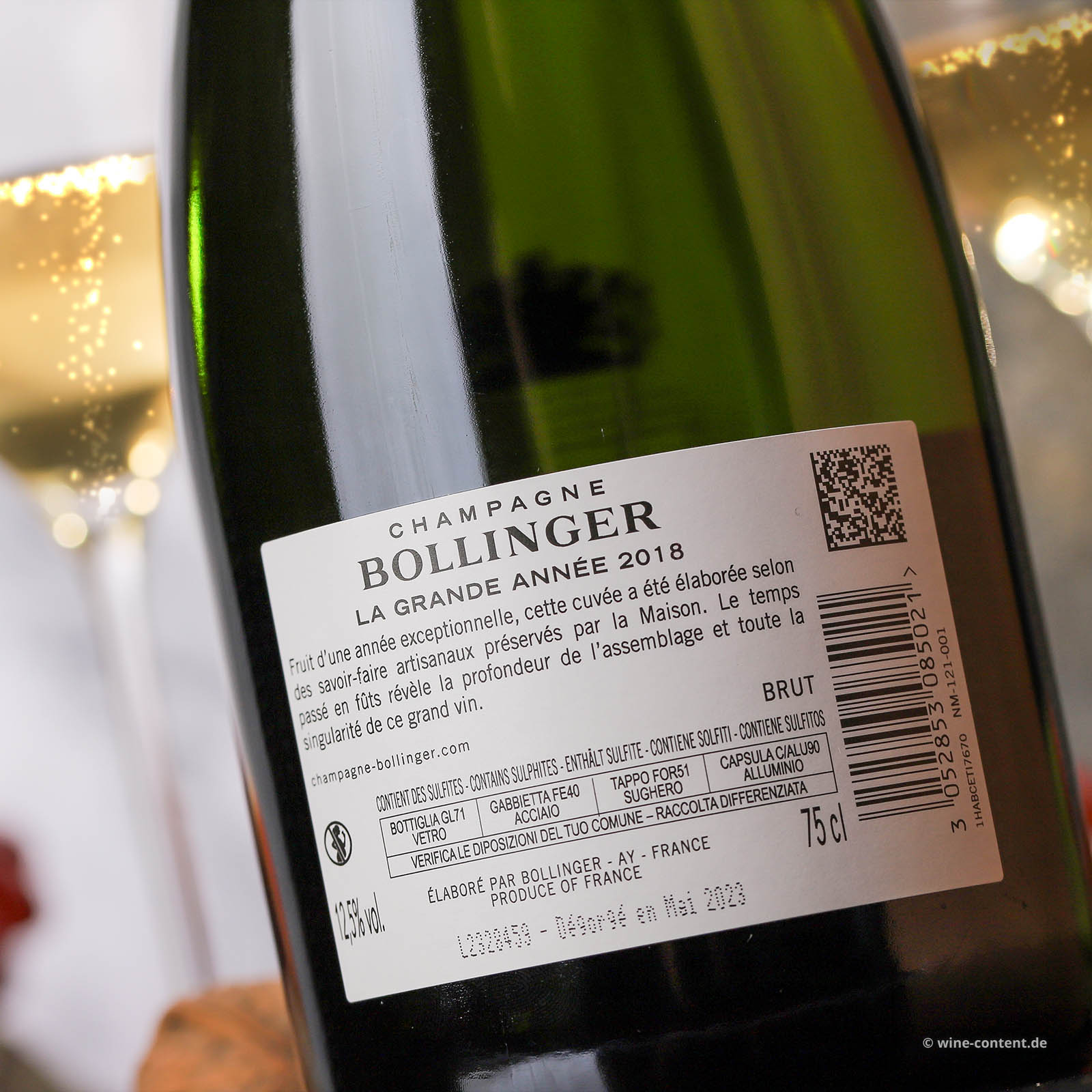 Champagner 2018 La Grande Année Brut