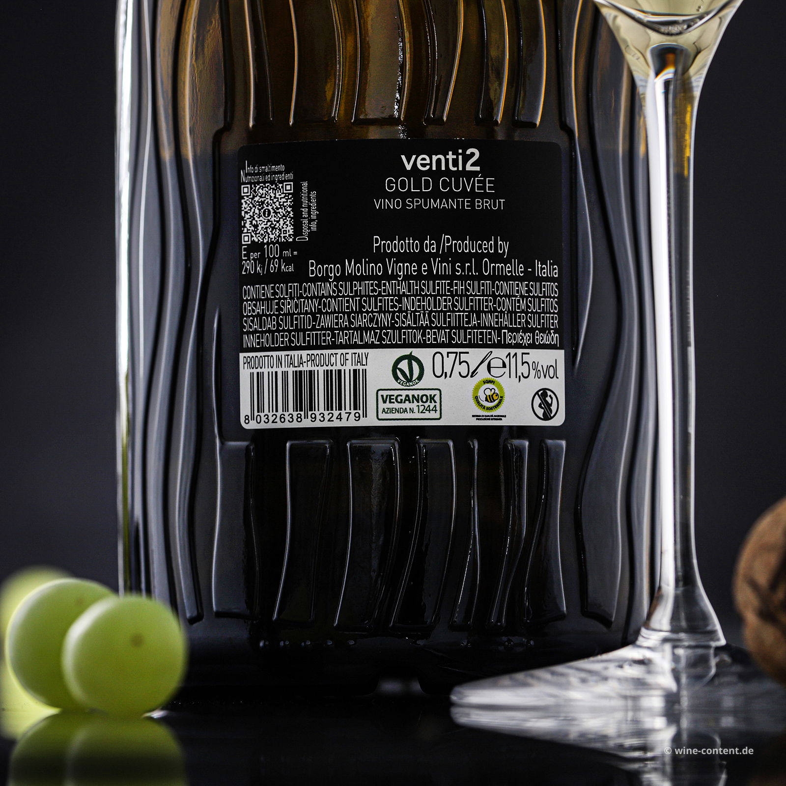 Spumante venti2 Gold Cuvée Brut