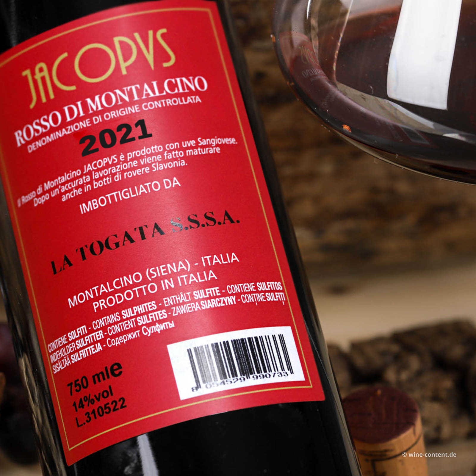 Rosso di Montalcino 2021 Jacopus
