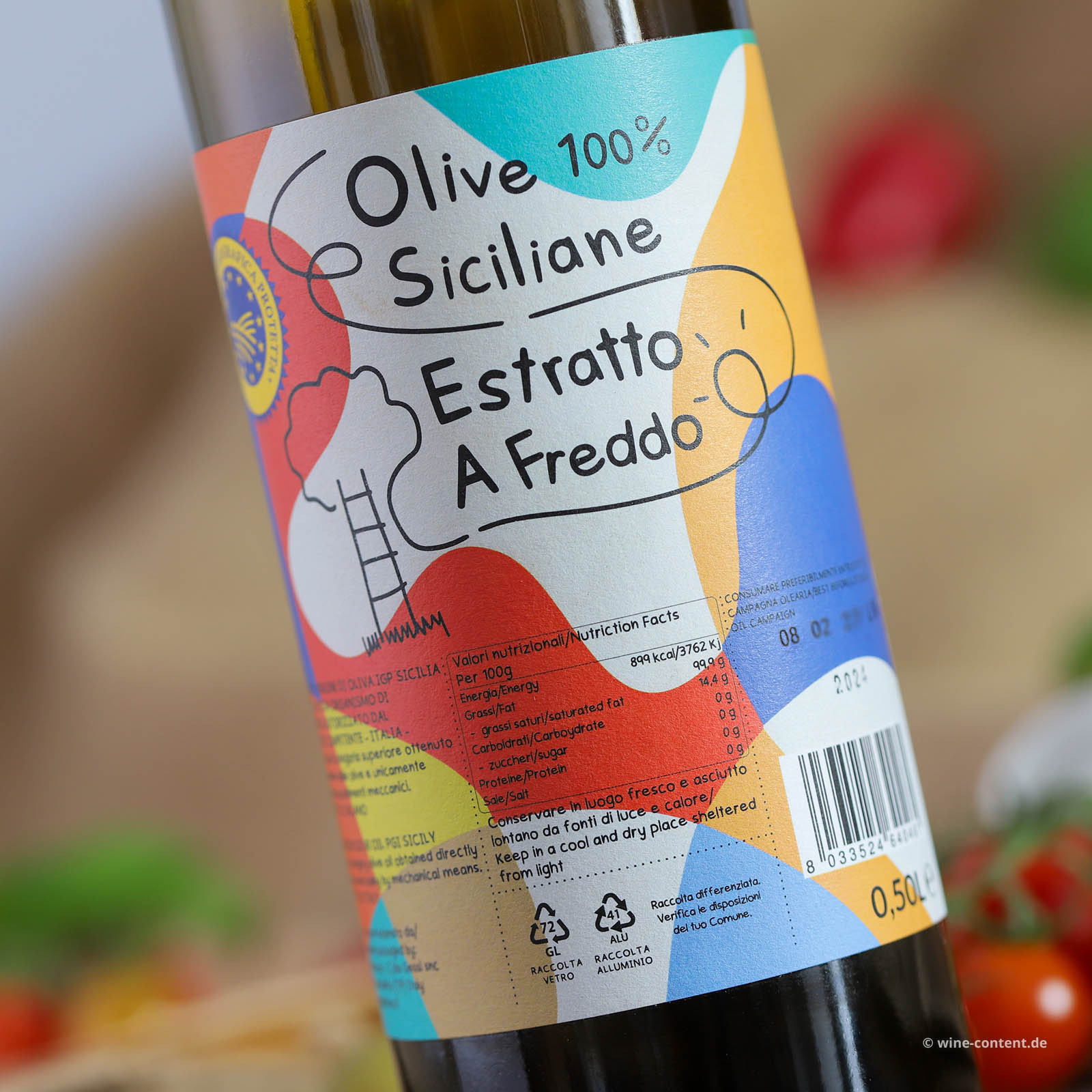 0,5 L Olivenöl Extra Vergine Sicilia