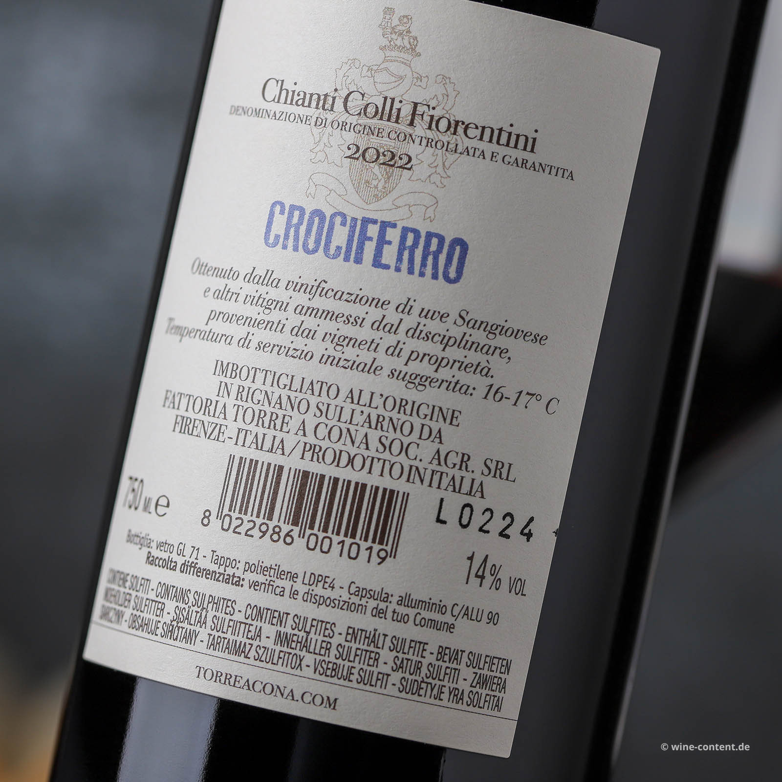 Chianti Colli Fiorentini 2022 Crociferro