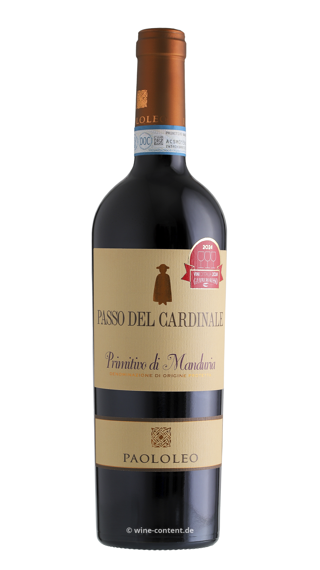 Primitivo di Manduria 2022 Passo del Cardinale