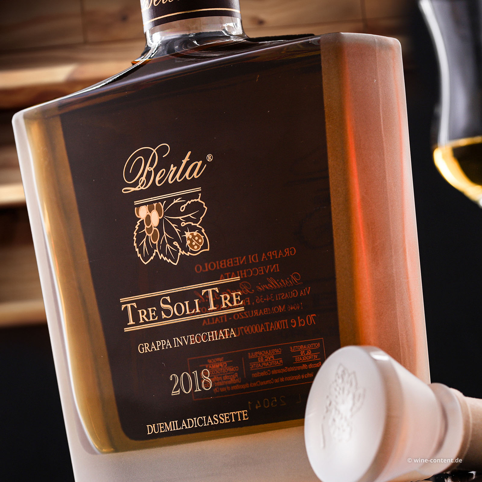 Grappa di Nebbiolo Invecchiata 2018 Tre Soli Tre