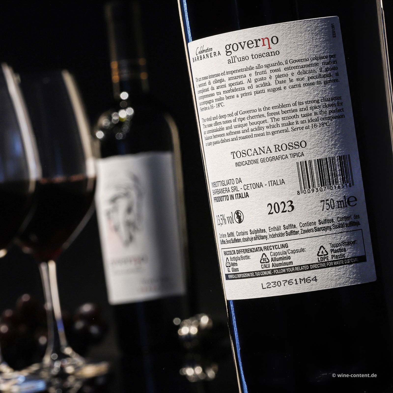 Toscana Rosso 2023 Governo