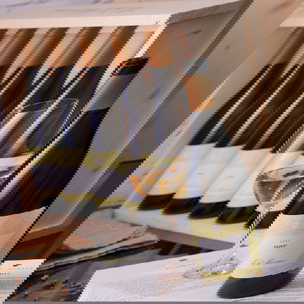 6er-Holzkiste Chardonnay 2018 Goss Climat