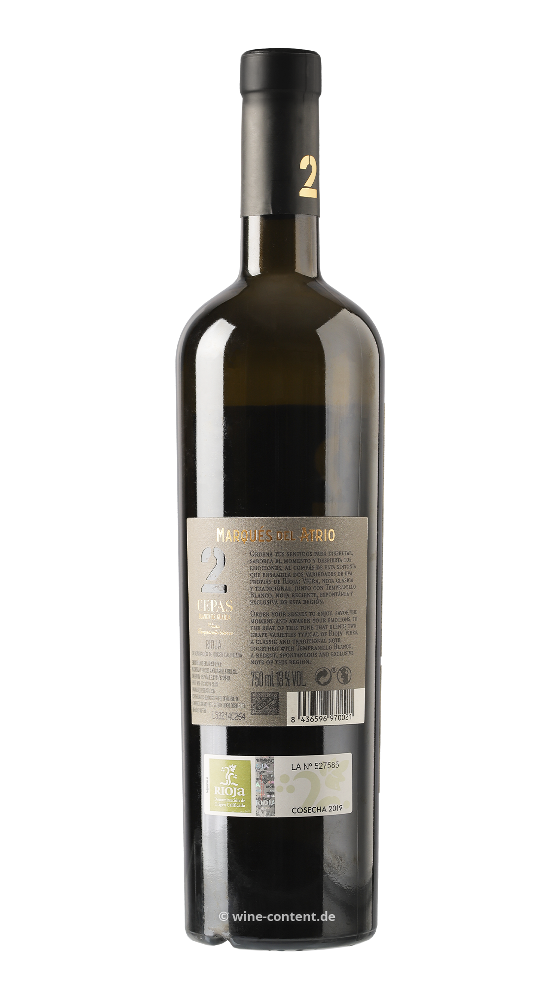 Rioja Blanco 2020 2 Cepas