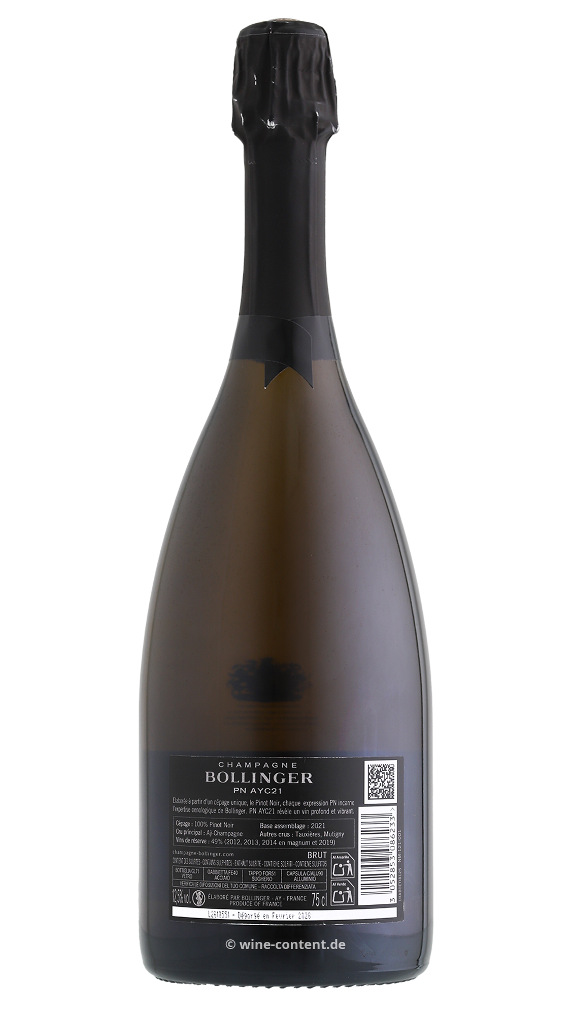 Champagner PN AYC21 Brut