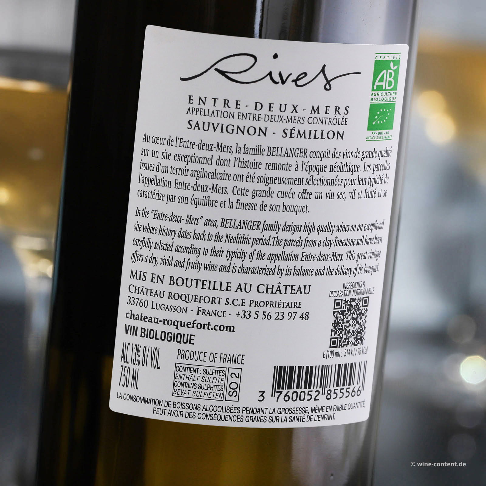 Entre-Deux-Mers 2024 Rives Bio