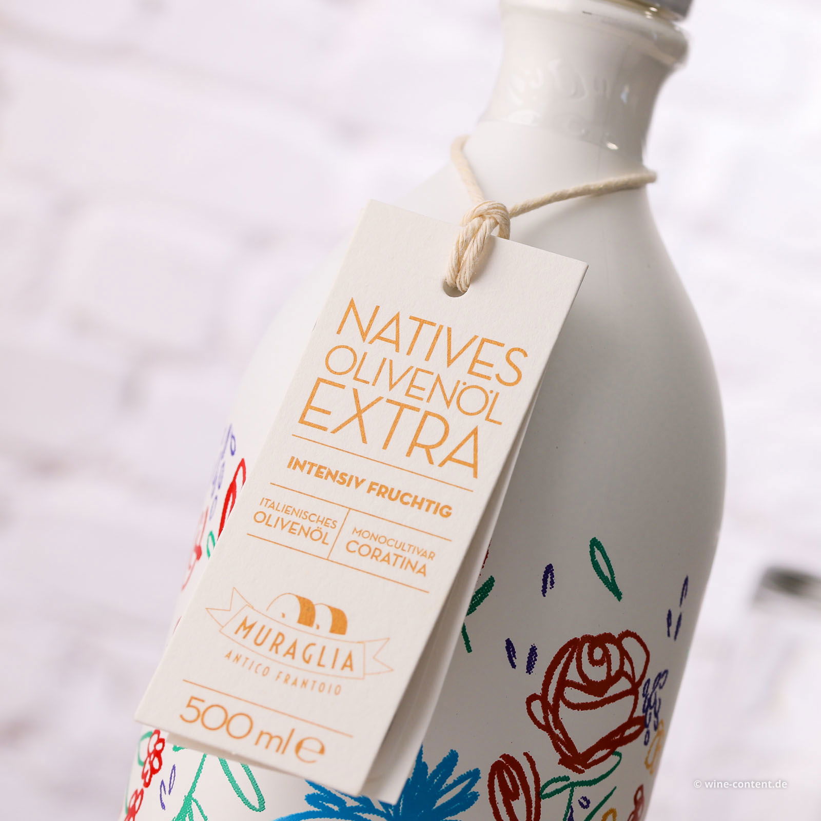 0,5 L Olivenöl Extra Vergine 2024 Fruttato Intenso Coolors Fiorato