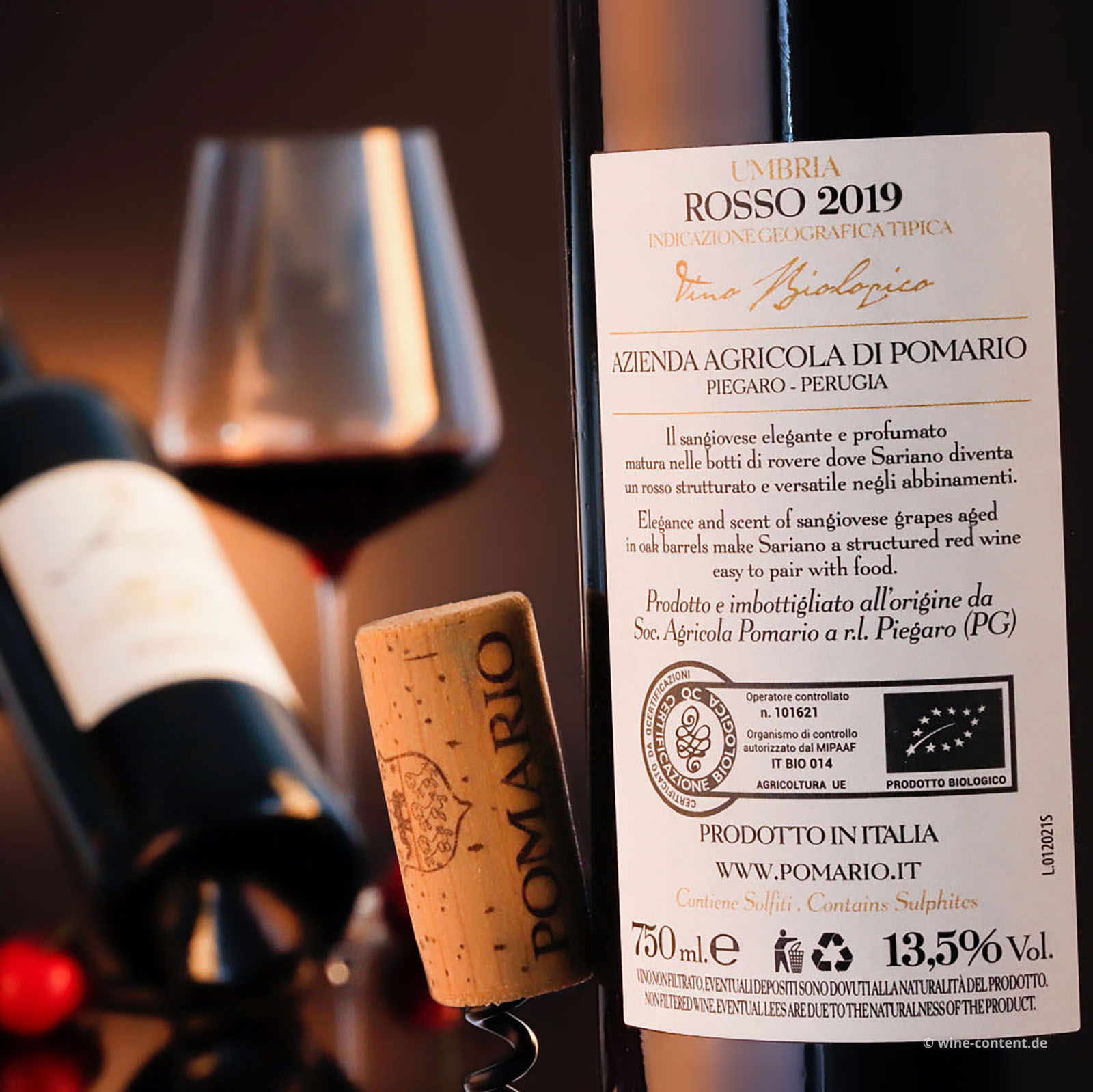 Umbria Rosso 2019 Sariano Bio