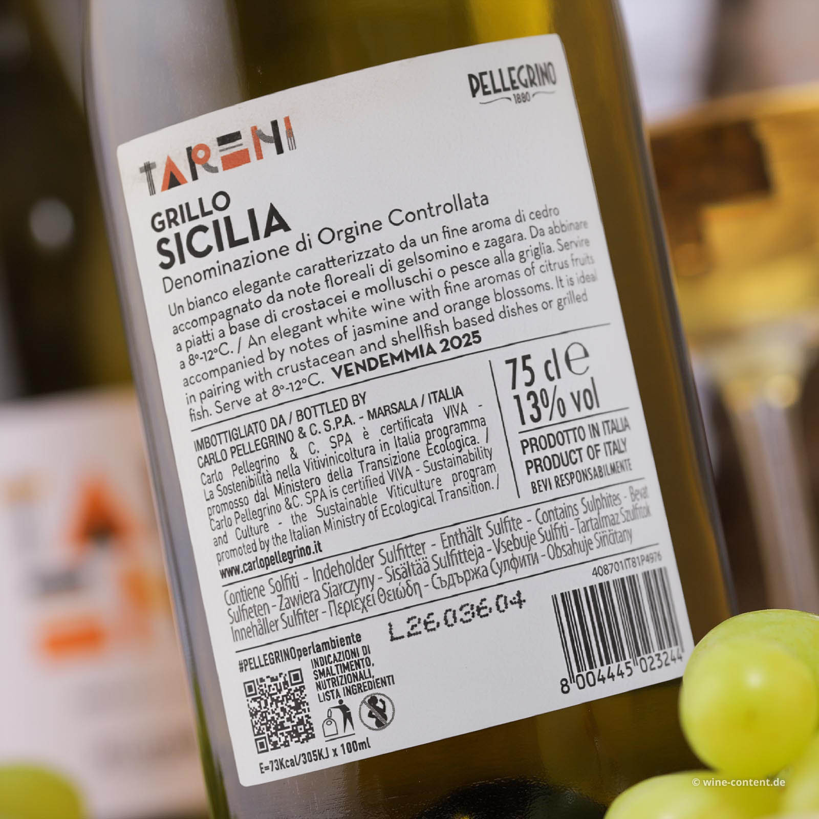 Grillo Sicilia 2025 Tareni