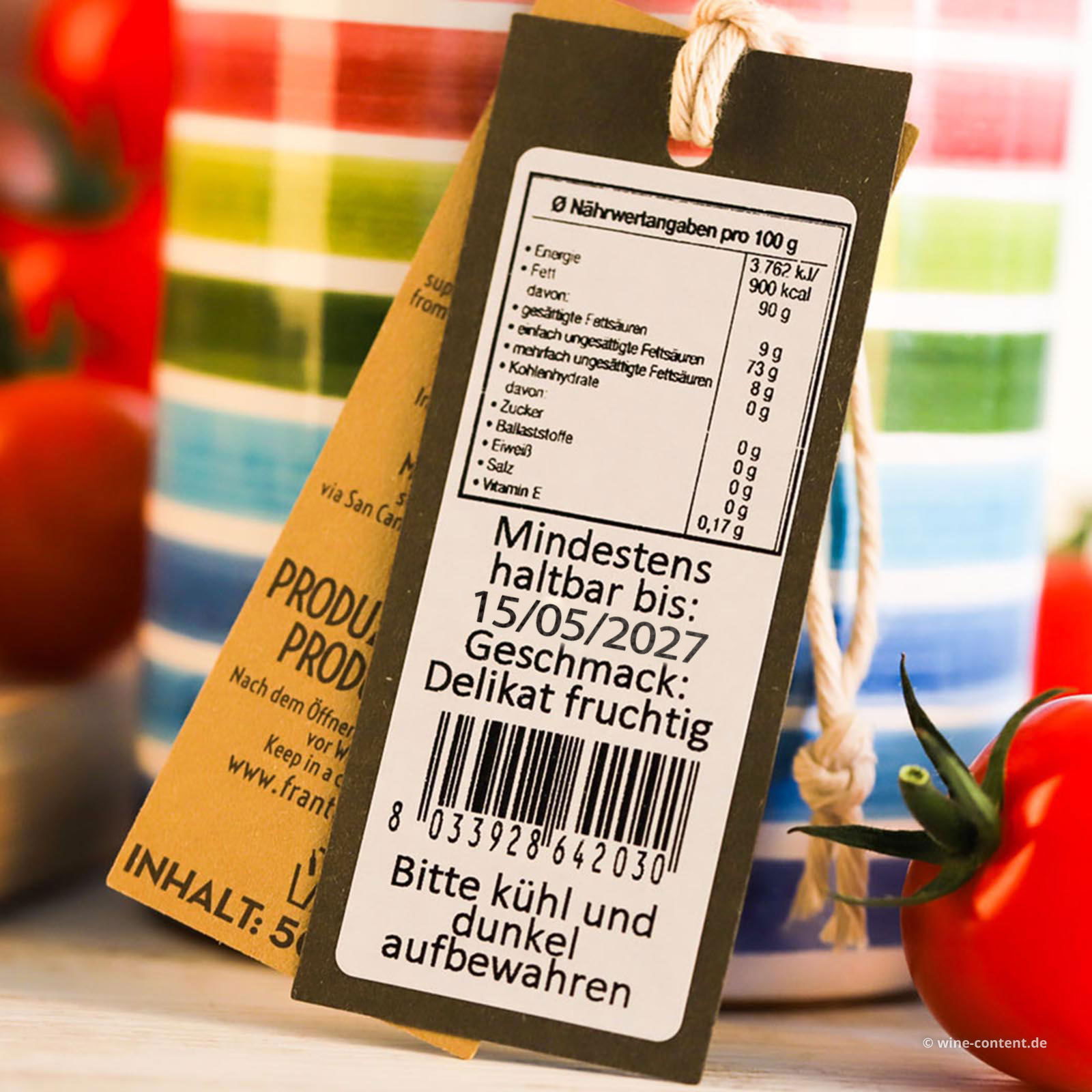 Vorbestellung: 0,5 L Olivenöl Extra Vergine 2025 Fruttato Medio Rainbow