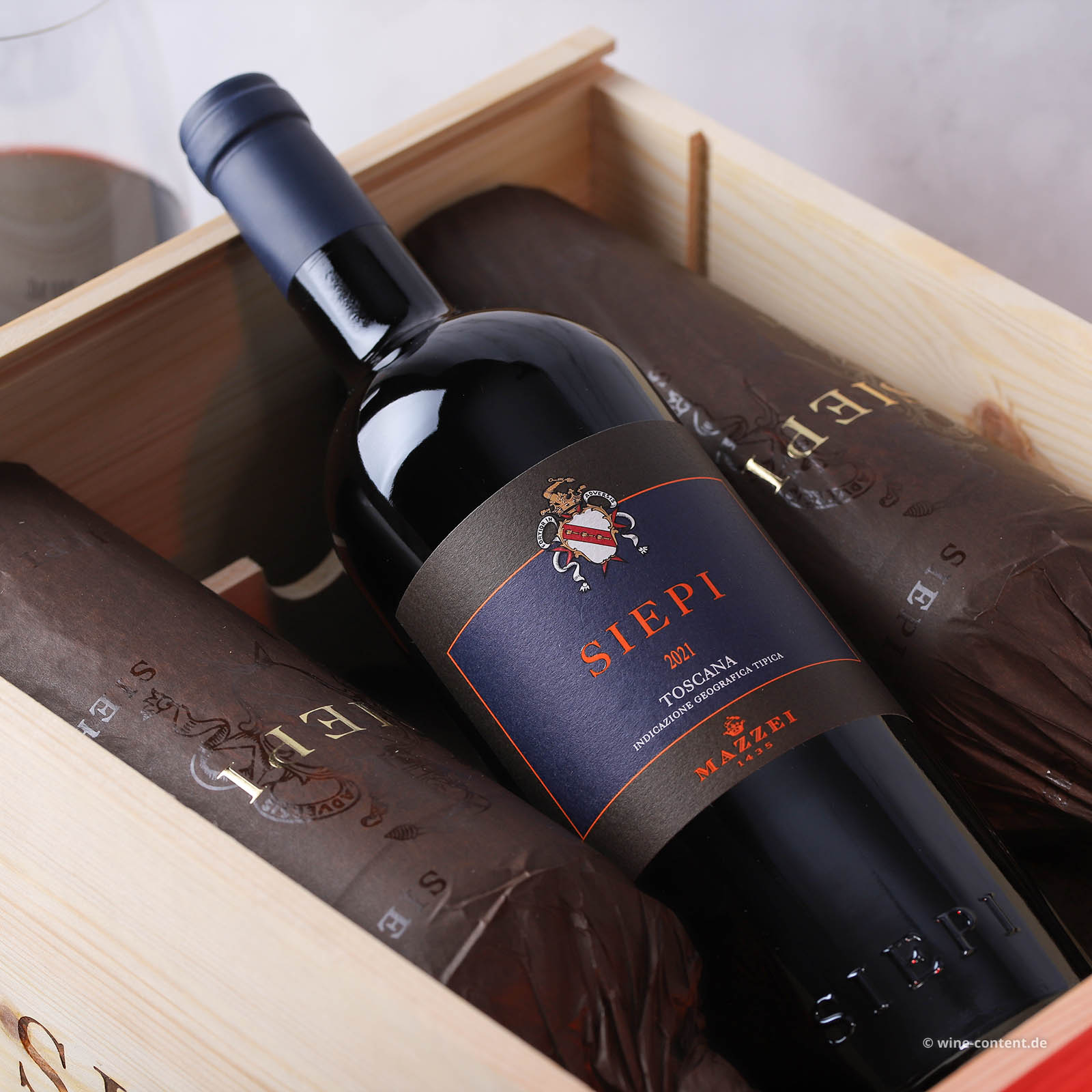 6er-Holzkiste Siepi 2021