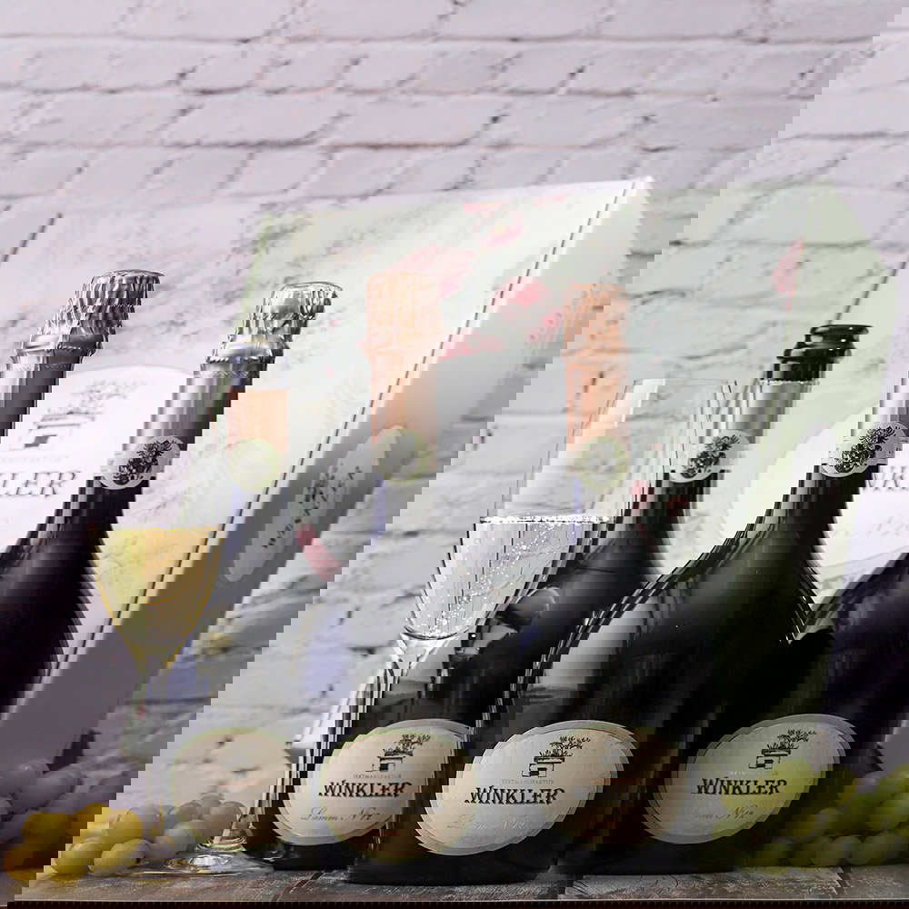 3x Spumante Lamm N°12 Extra Brut in Geschenkverpackung