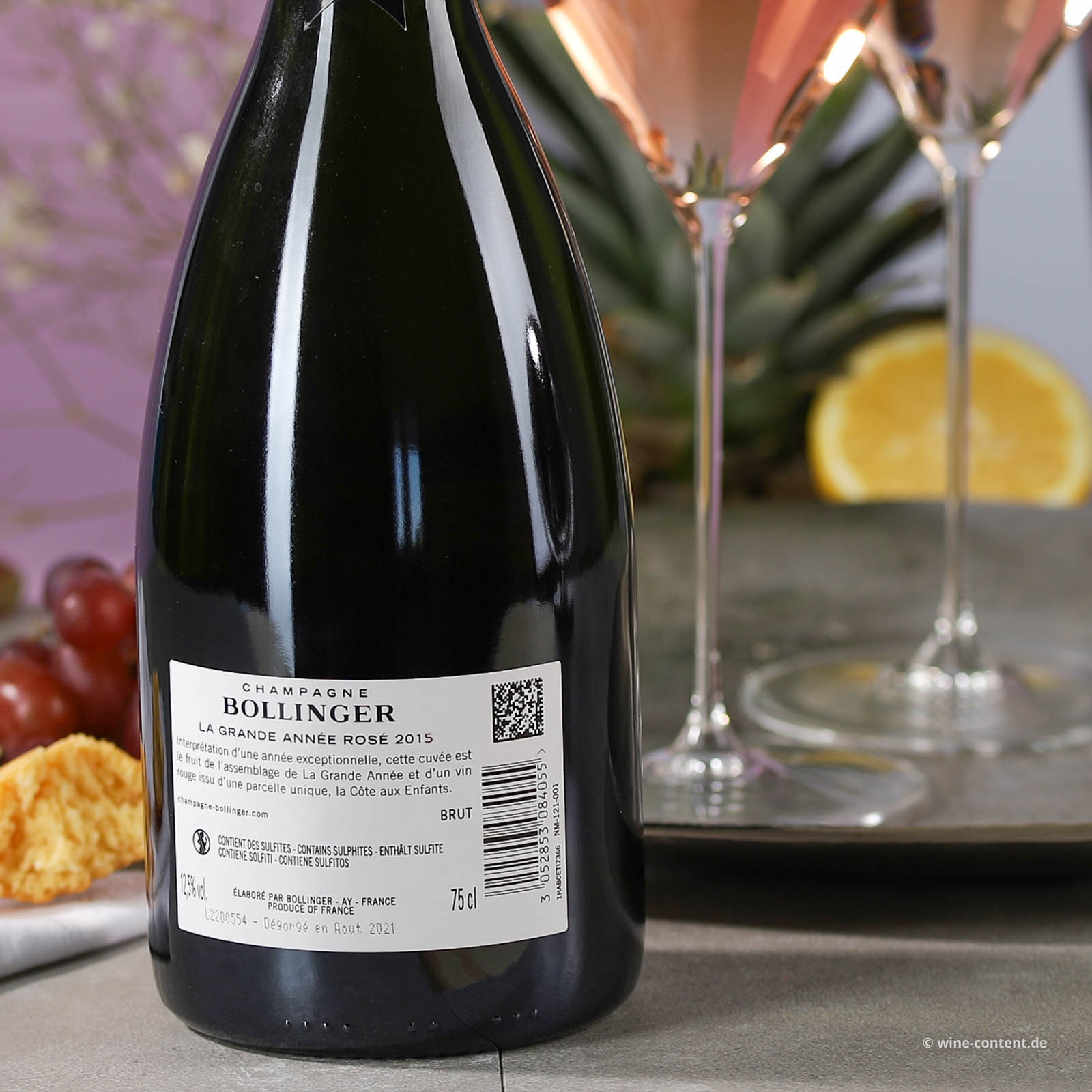 Champagner Rosé 2015 La Grande Année Brut