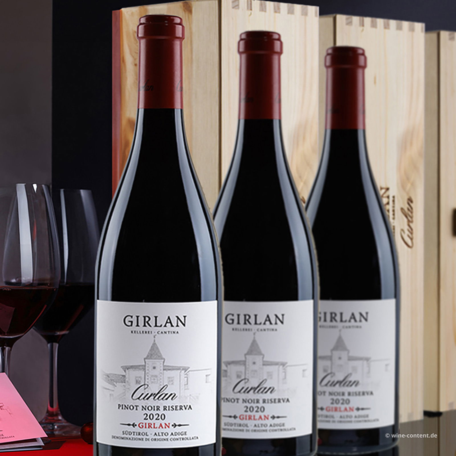 3er-Paket Pinot Noir Riserva 2020 Curlan
