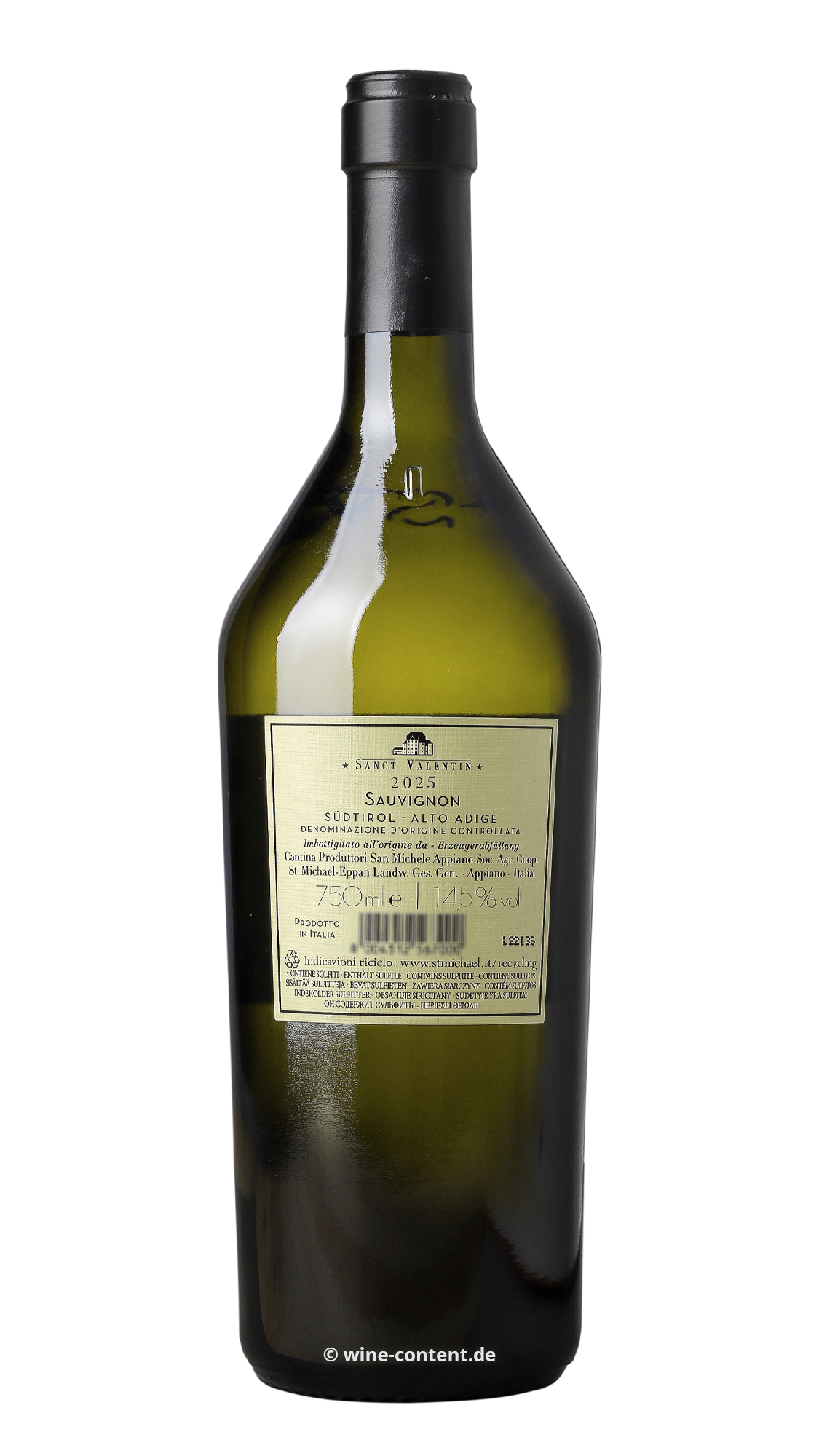 Sauvignon Blanc 2025 Sanct Valentin