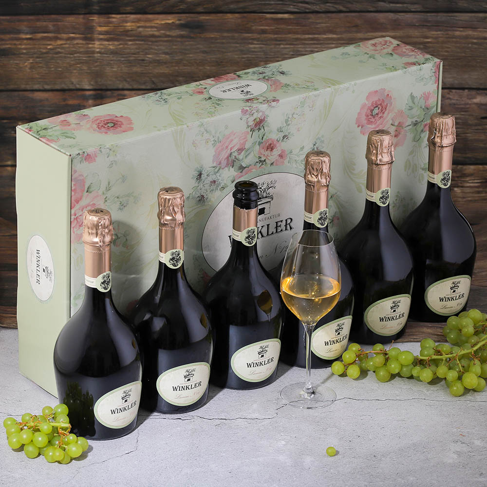 6x Spumante Lamm N°12 Extra Brut in Geschenkverpackung