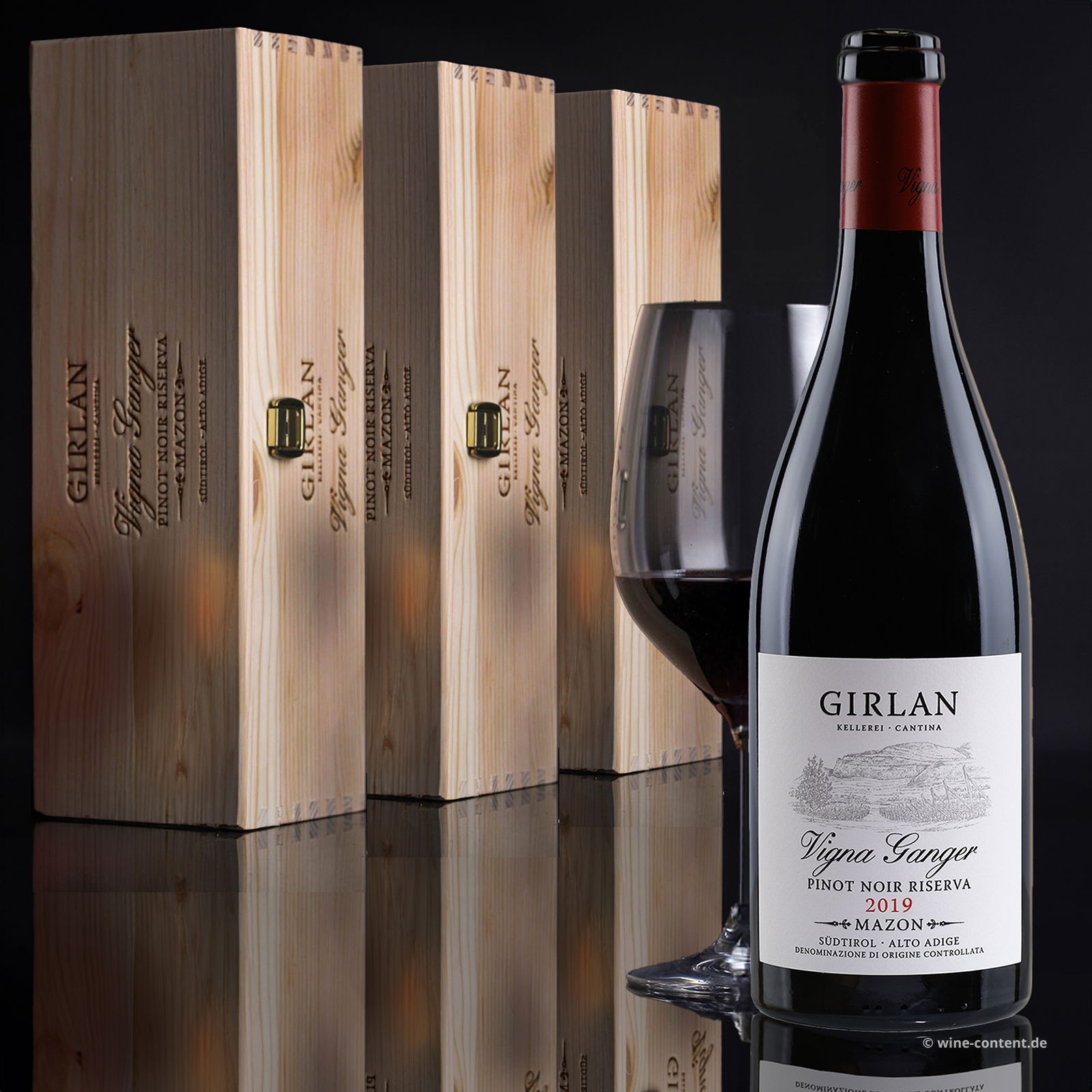 3er-Paket Pinot Noir Riserva 2019 Vigna Ganger