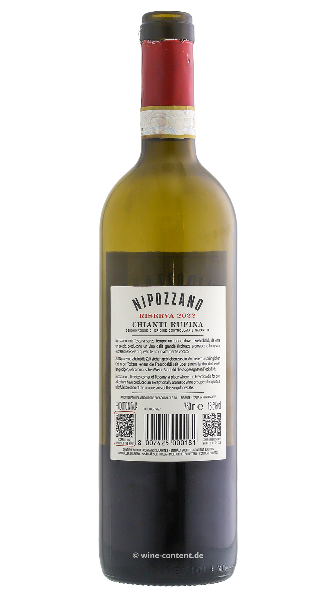 Chianti Rufina Riserva 2022 Nipozzano