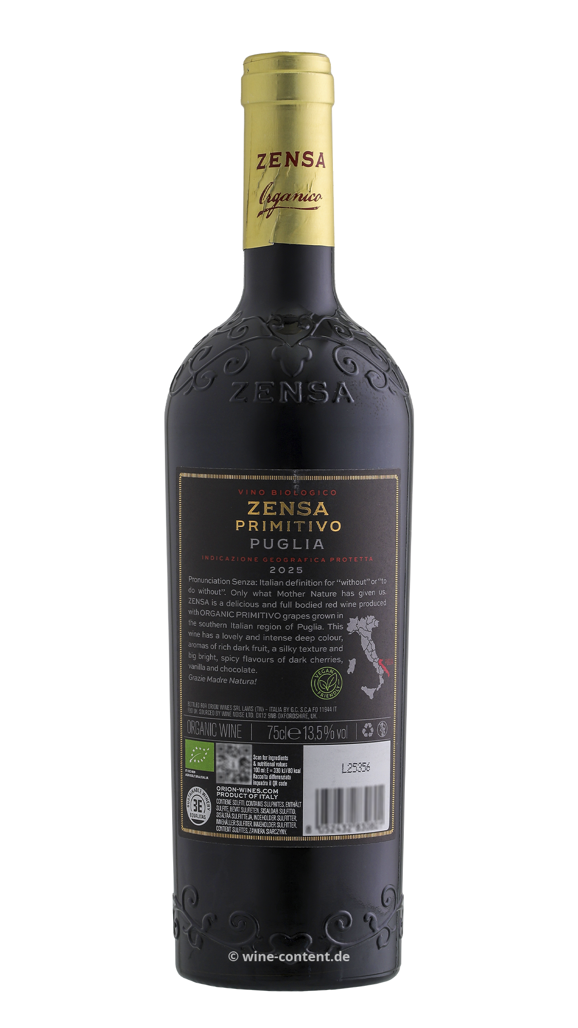 Primitivo 2025 Zensa Bio