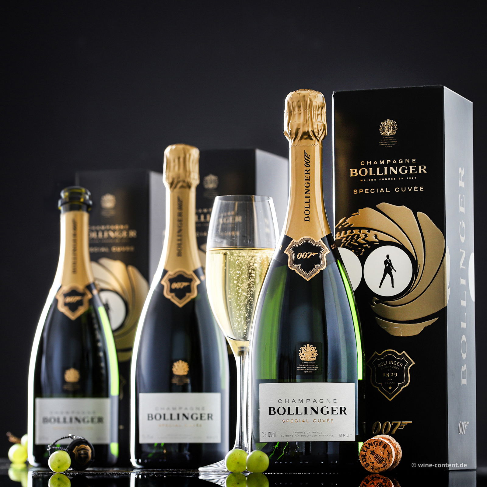 3er-Paket Champagner  Special Cuvée - Limited Edition James Bond 007