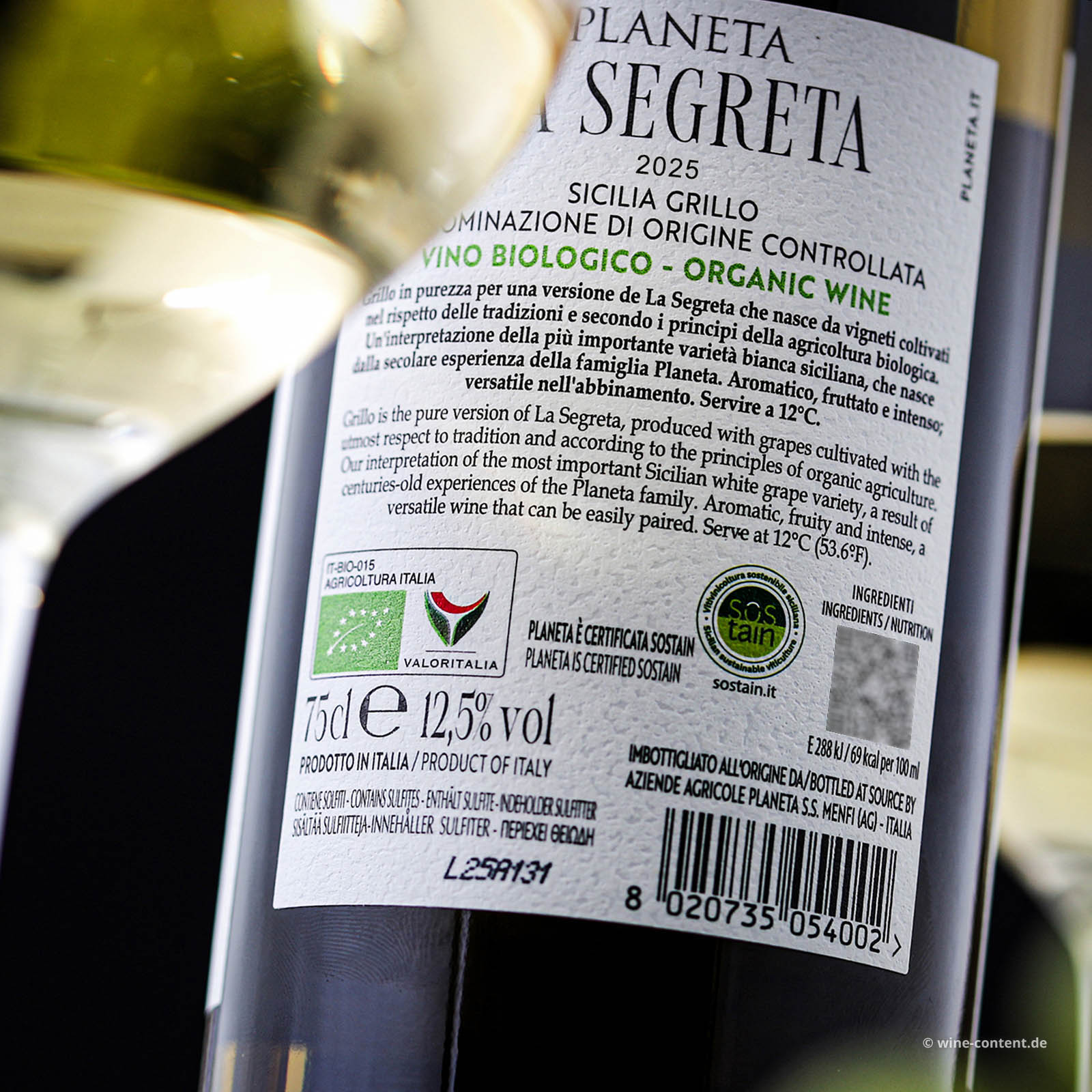 Grillo Sicilia 2025 La Segreta Bio