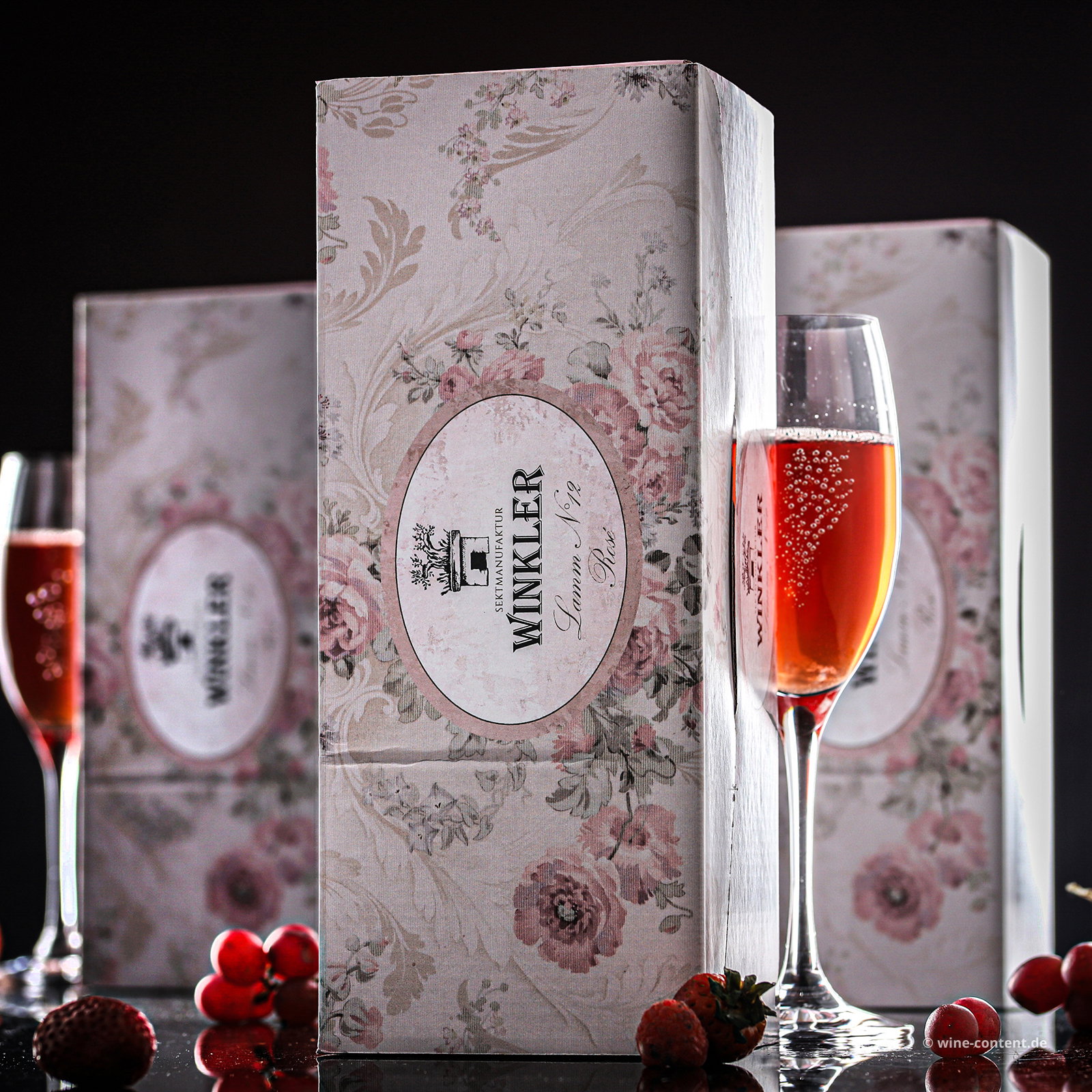 3er-Paket Spumante Rosé Lamm N°12 Extra Brut in Einzelverpackung
