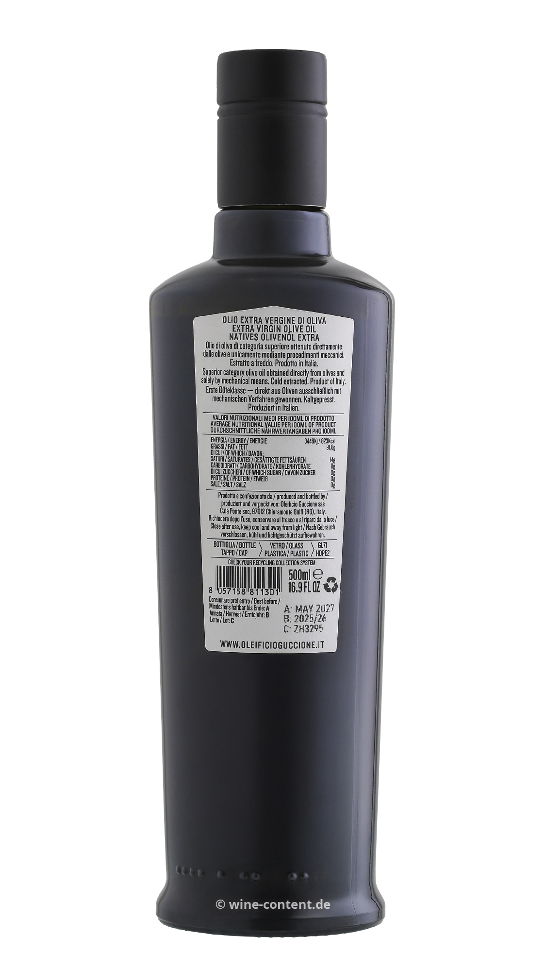 Vorbestellung: 0,5 L Olivenöl Extra Vergine 2025 Zahara