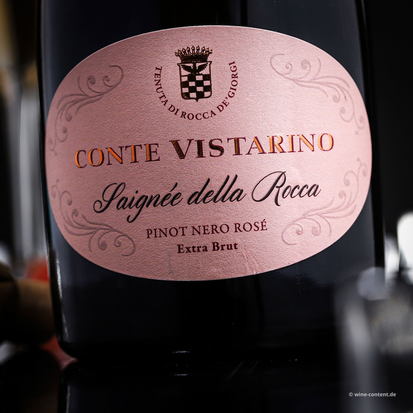Spumante Rosé Pinot Nero Saignée della Rocca Extra Brut