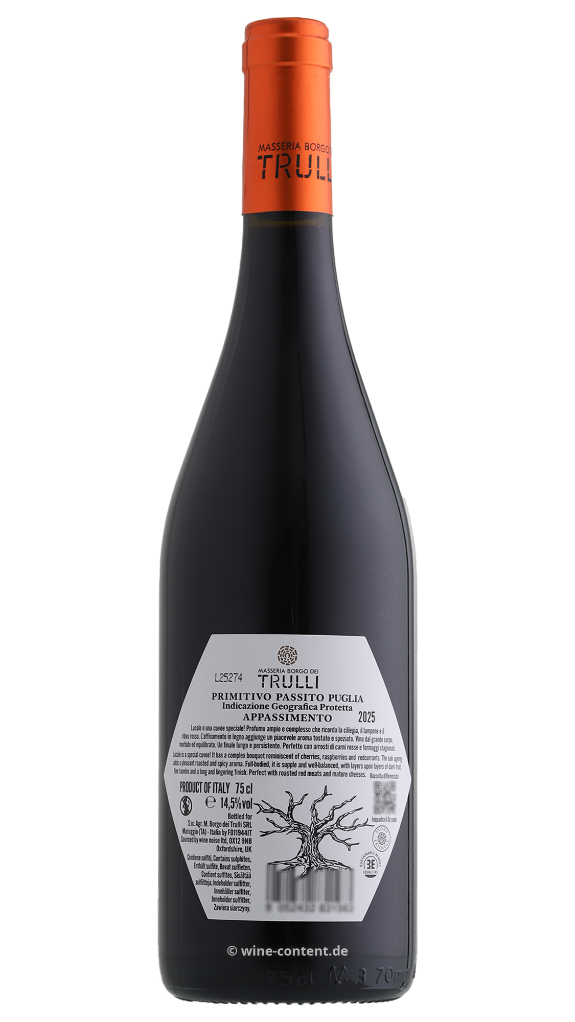 Primitivo Appassimento 2025 Lucale